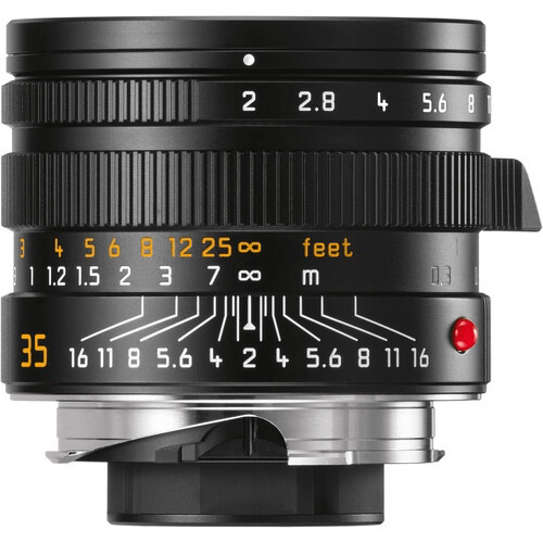 Leica APO Summicron M 35mm f/2 ASPH. Lens (Black) - Professional Prime Lens for Leica M Mount Cameras - Perfect for Street, Portrait & Travel Photography