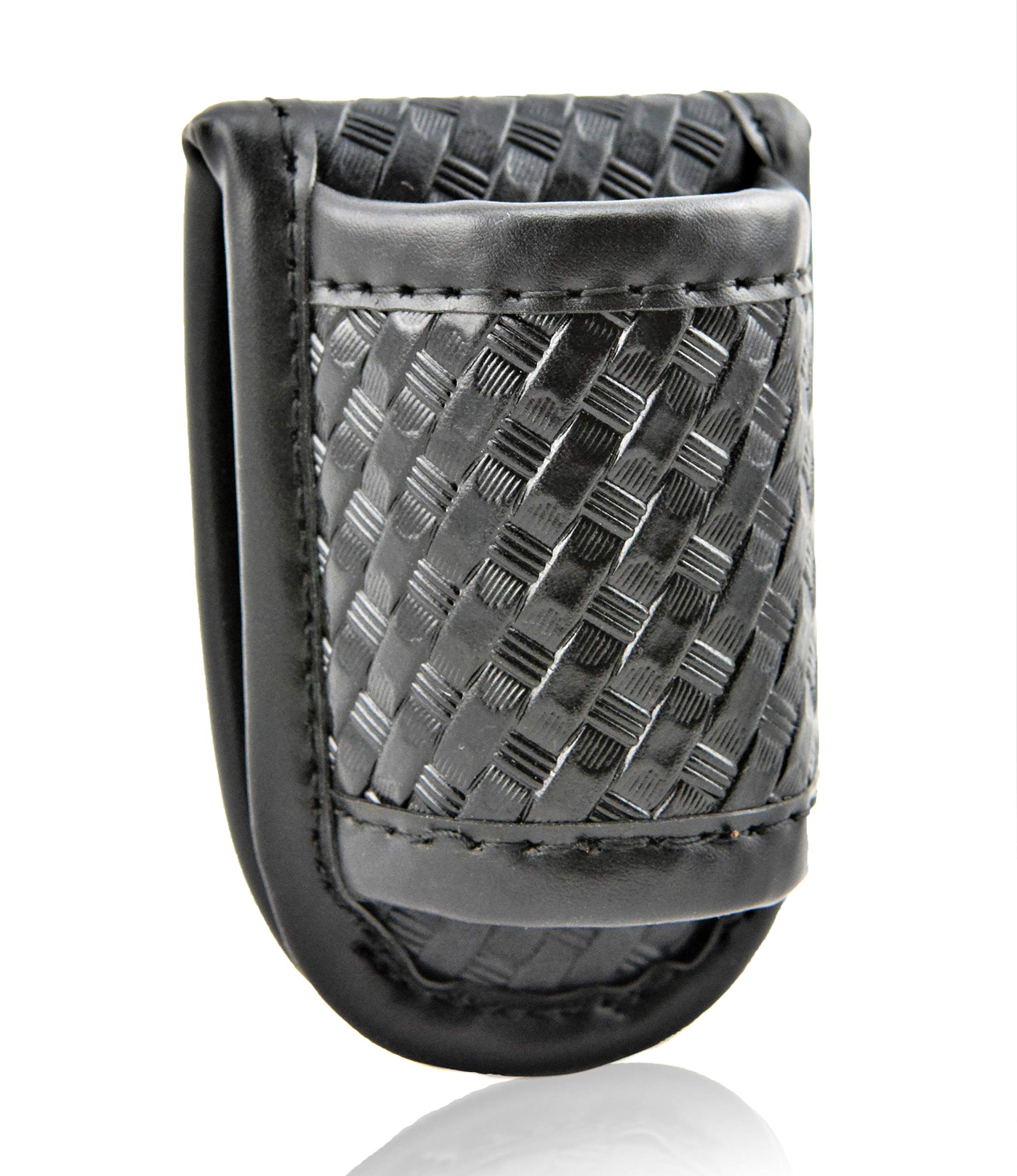 Tactical Flashlight Holder for Duty Belt - Heavy Duty Basketweave Design - Perfect for Police, Security & Outdoor Activities