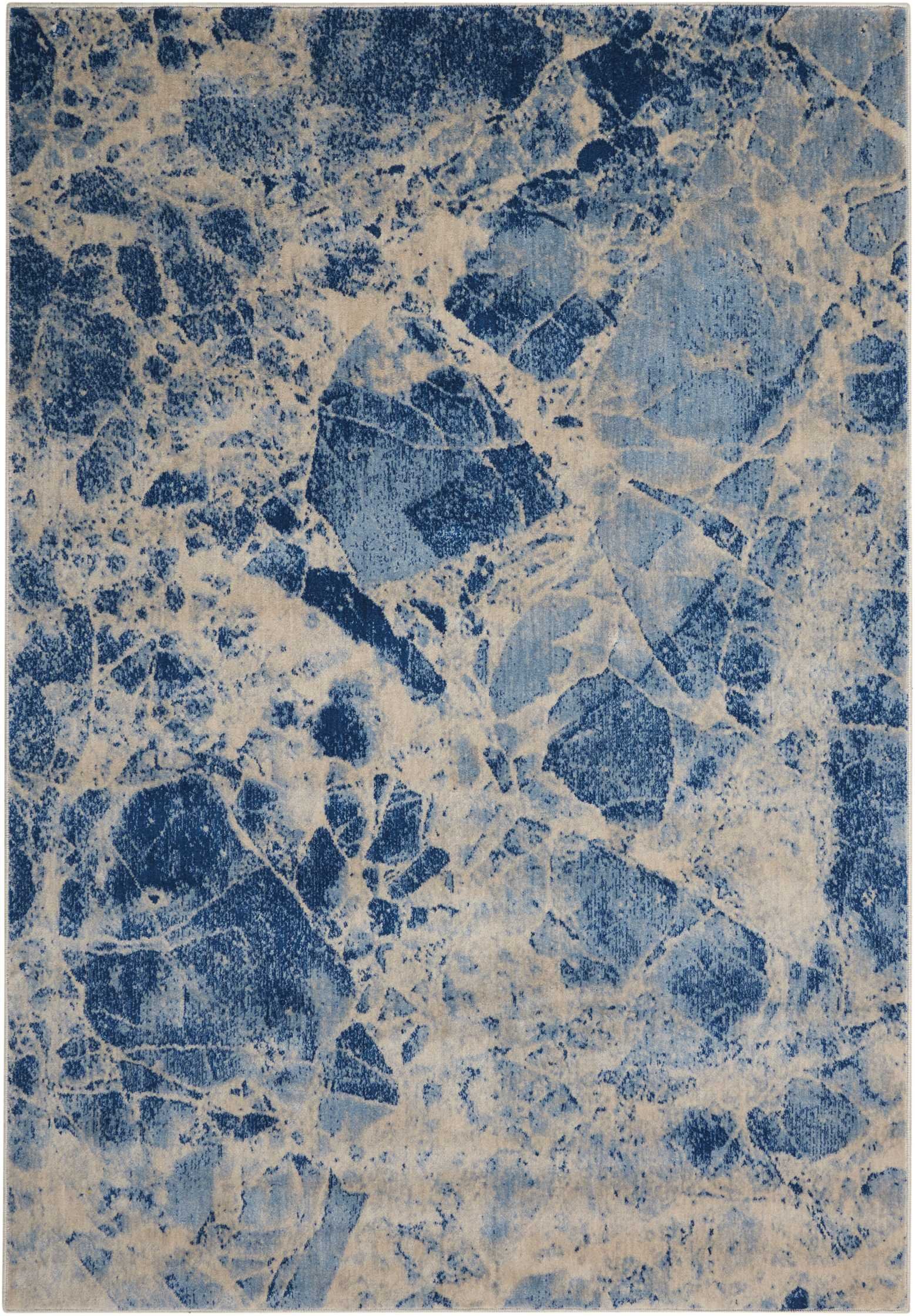 Nourison Somerset Modern Blue 7'9
