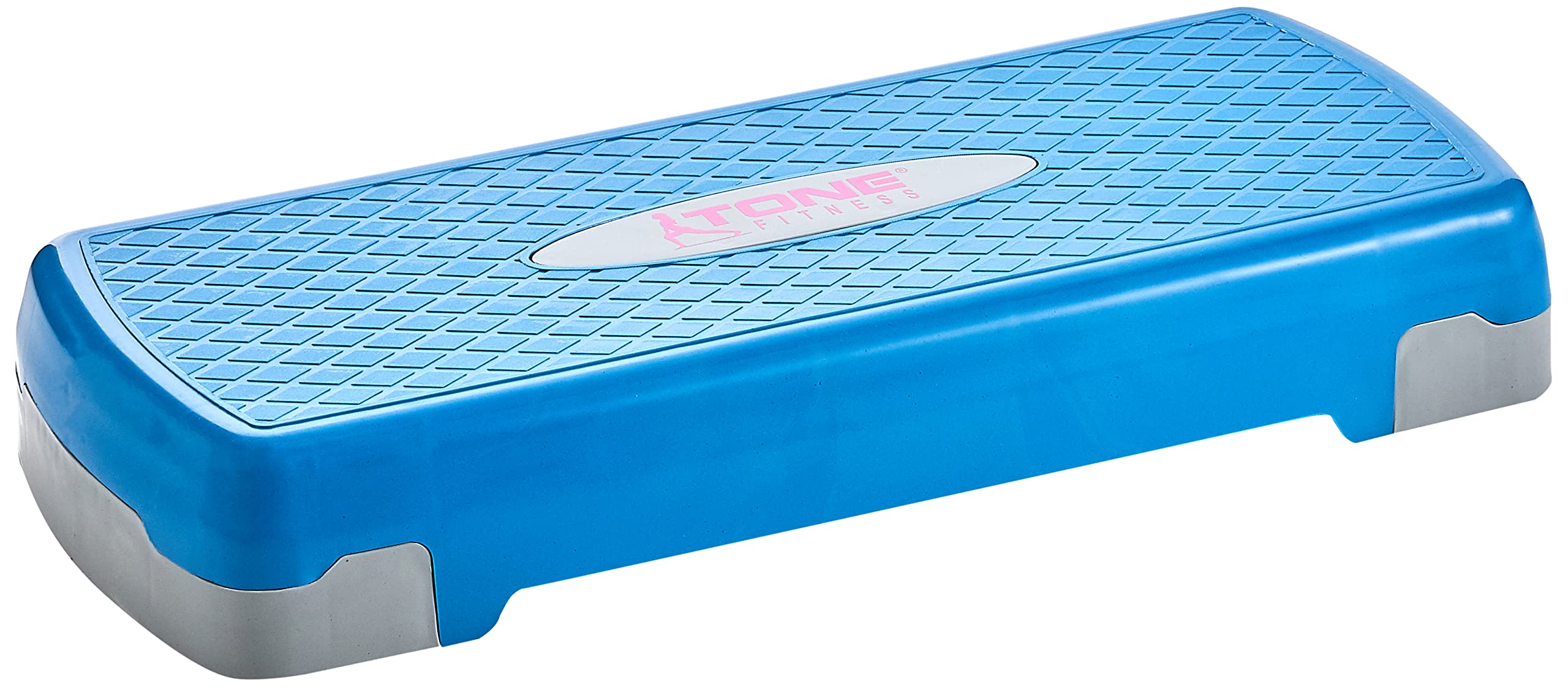 Tone Fitness Aerobic Step Platform for Home Workouts - Adjustable Exercise Step with Non-Slip Surface - Full Size & Compact Size Options - Perfect for Step Aerobics, Cardio Training & Home Gym Fitness