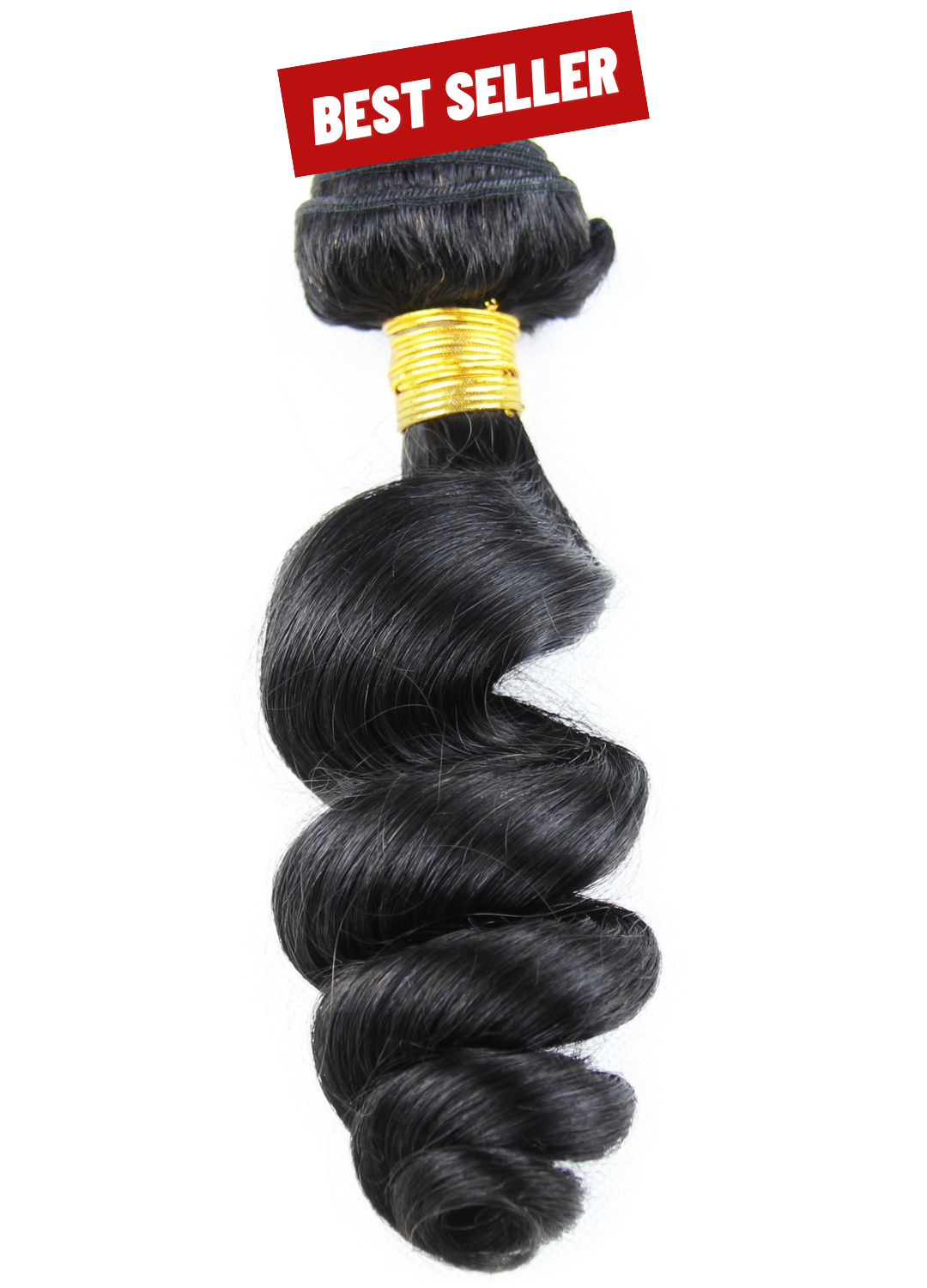 Brazilian Loose Wave Bundles 100% Human Hair Extensions - Natural Wavy Weft for Length & Volume | Perfect for Daily Styling, Weddings & Special Occasions