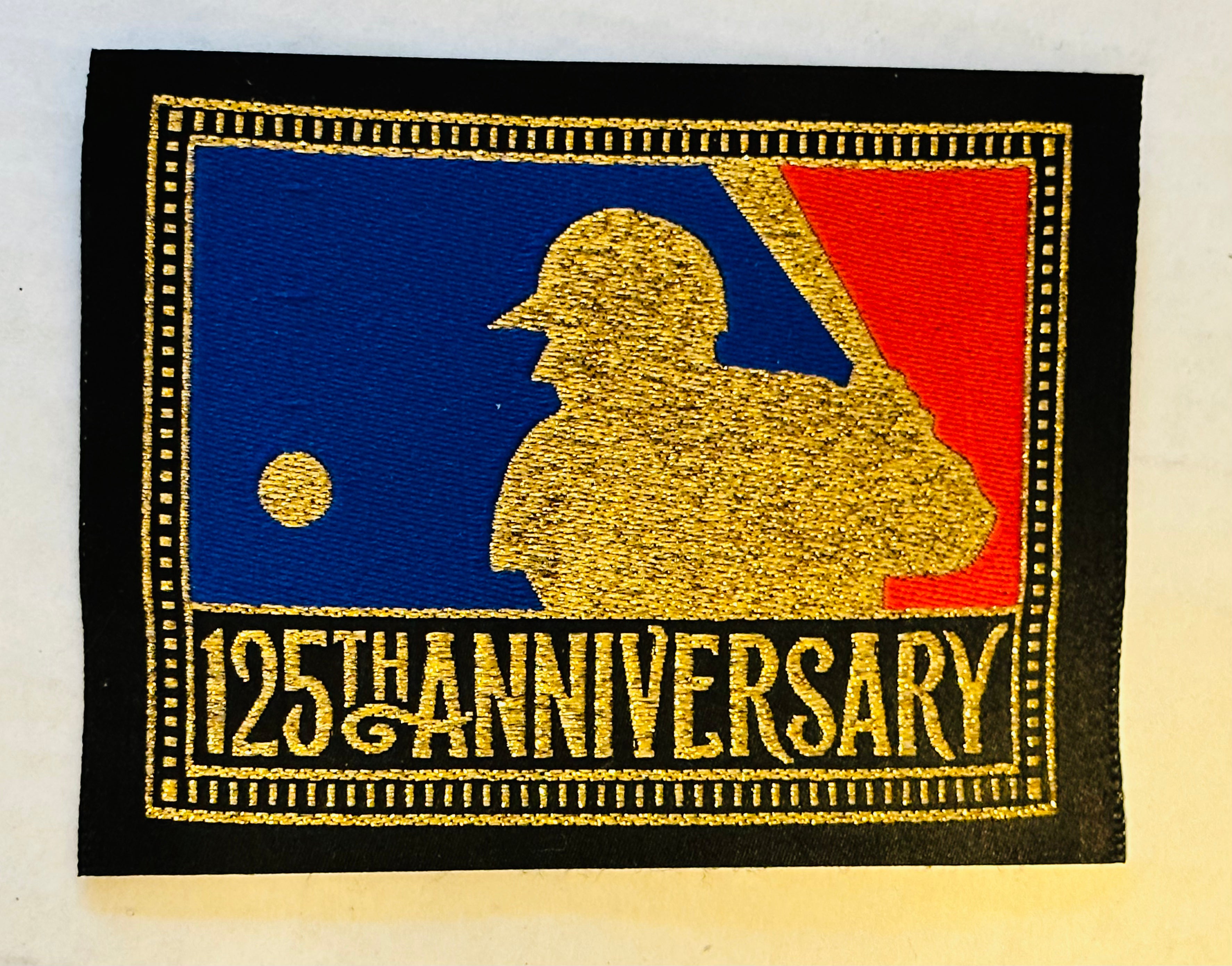 2016 MLB 125th Anniversary Commemorative Patch - Official Baseball Jersey Embroidered Badge for Fans, Collectors & Memorabilia Enthusiasts | Perfect for Jerseys, Hats, Jackets & Display Cases