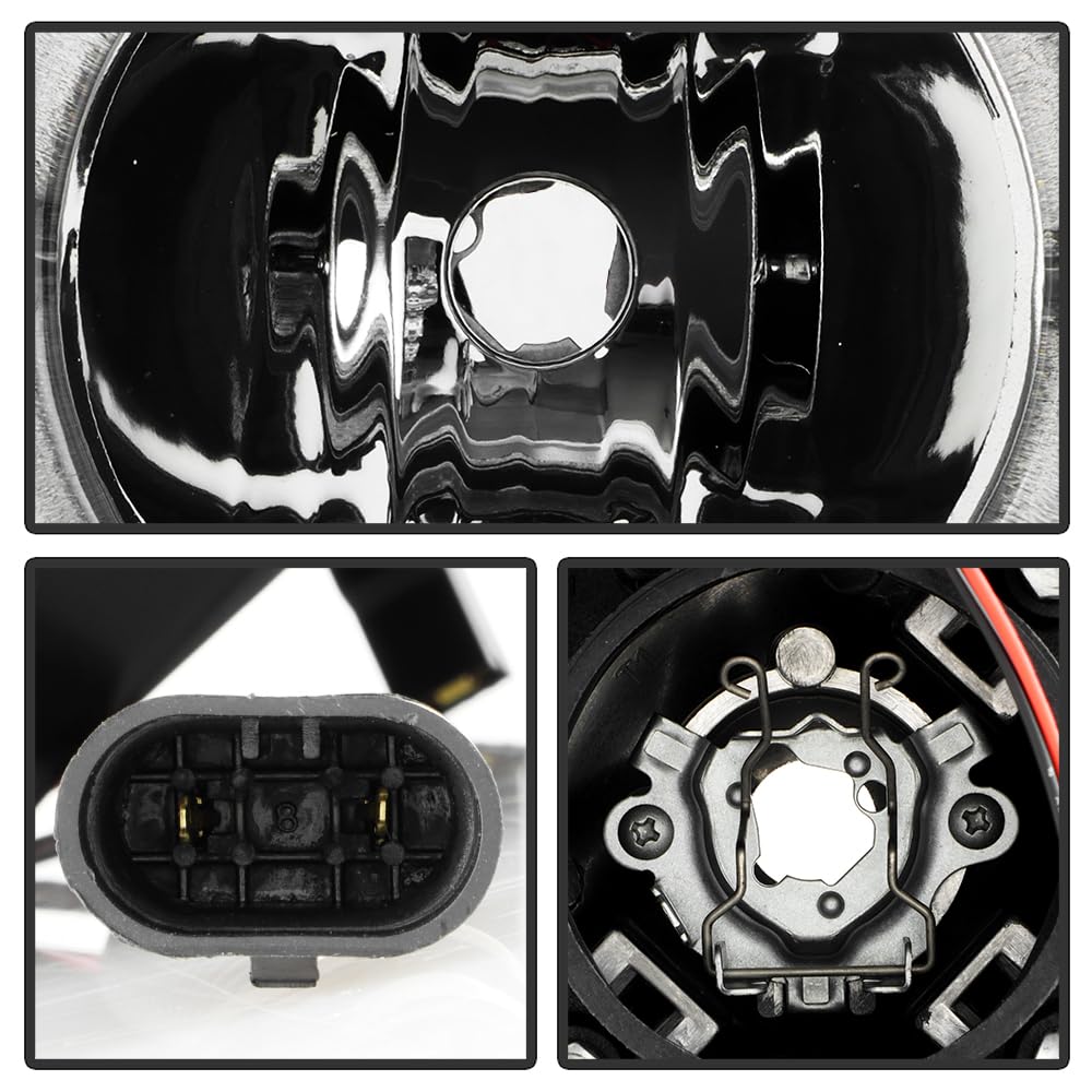 High-Performance LED Halo Headlights for 2000-2005 Toyota Celica - Black/Clear Lens - Upgrade Your Night Driving Visibility