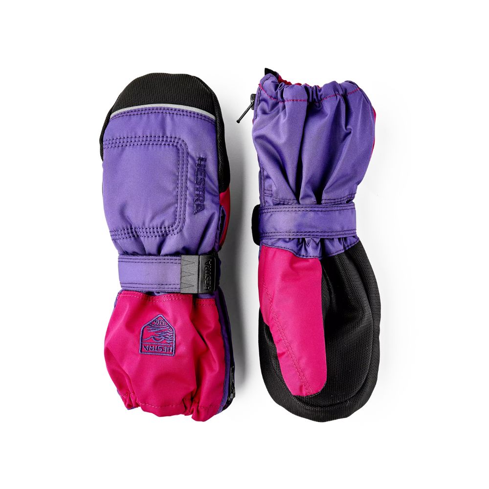 Hestra Baby Long Zip Mittens - Warm Waterproof Winter Gloves for Toddlers & Infants - Perfect for Snow Play, Outdoor Adventures & Cold Weather Protection