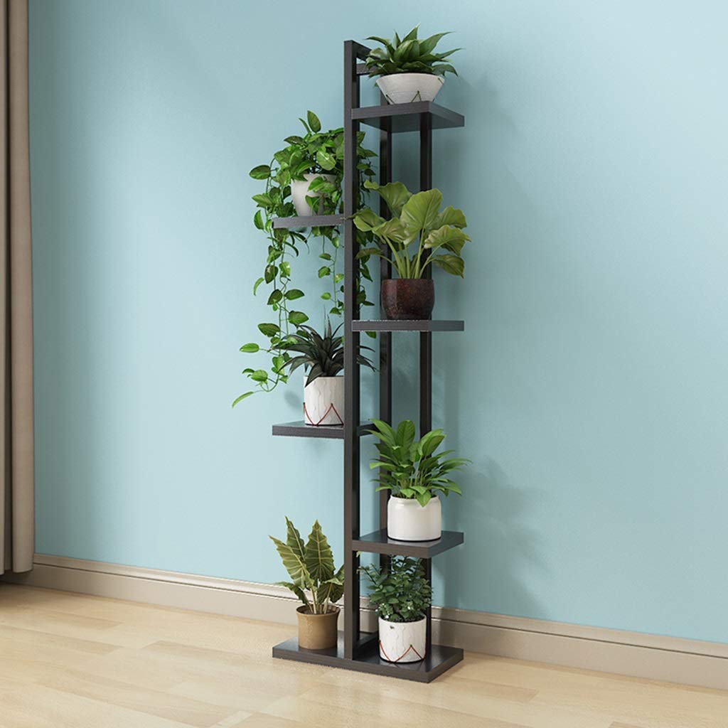 Metal Plant Stand Indoor Outdoor - Multi-Tier Flower Pot Holder for Living Room, Bedroom, Porch - Durable Iron Decor for Plants, Succulents, Herbs