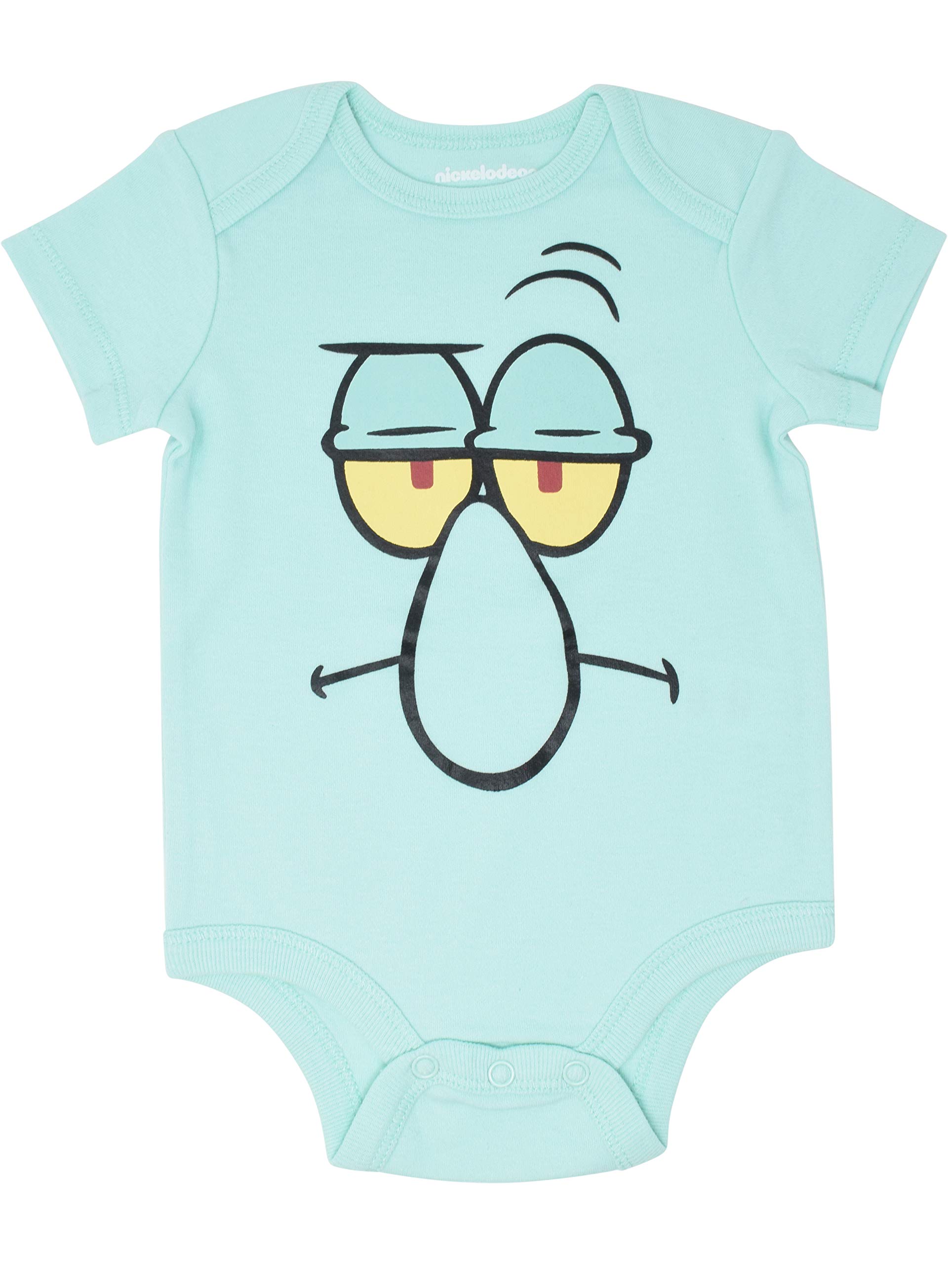 Nickelodeon SpongeBob SquarePants Baby Bodysuit - Soft Cotton Onesie for Newborn to 12 Months - Perfect for Playtime, Nursery & Family Photos