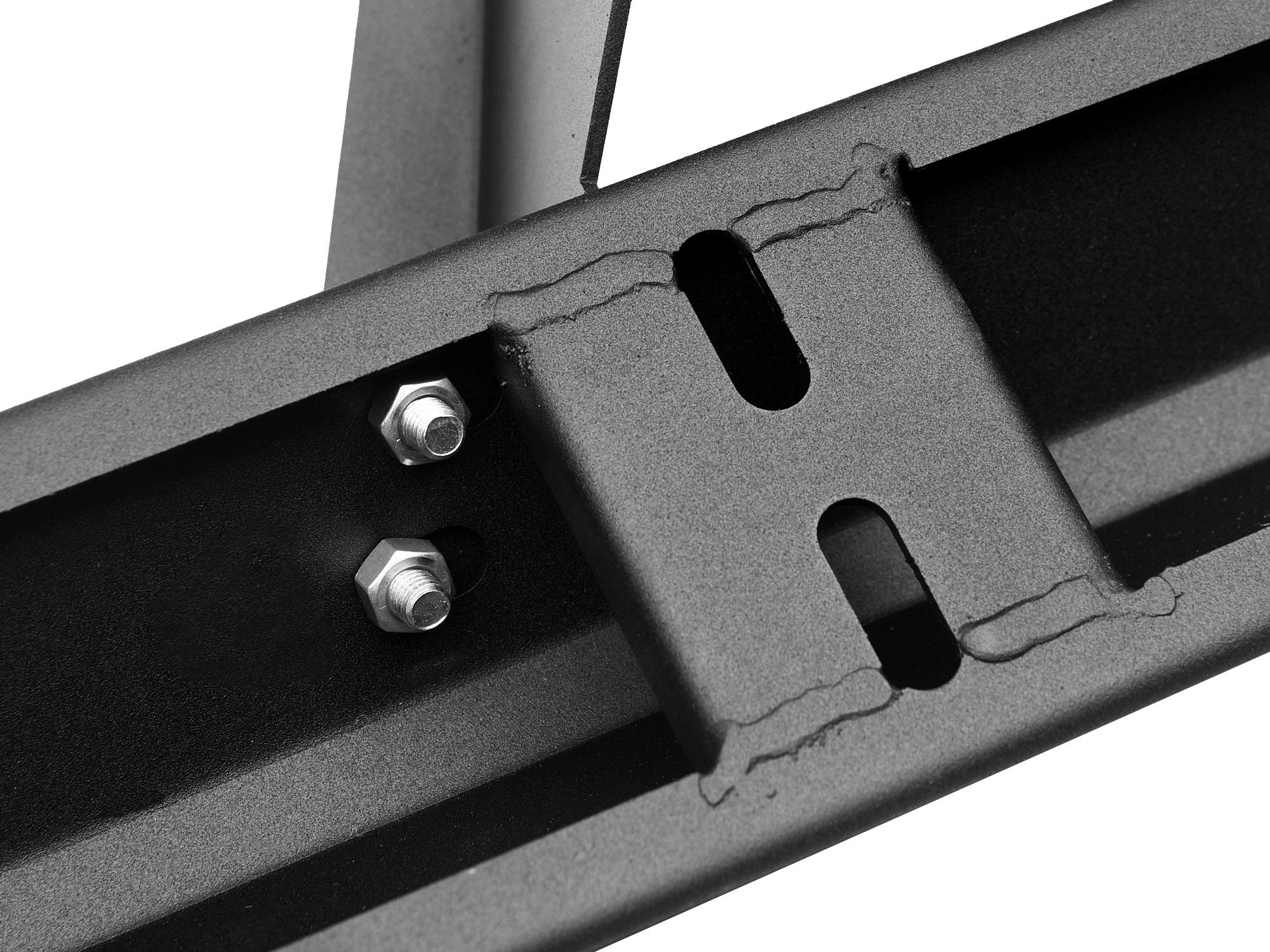 Armordillo USA 8705179 MS Drop Steps for 2007-2018 Jeep Wrangler Unlimited JK 4 Door - Matte Black Side Steps | Off-Road Protection & Easy Entry Access for Jeep Adventures