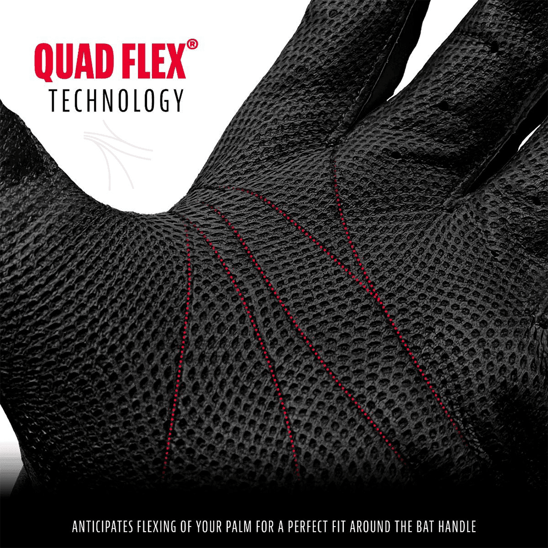 Franklin CFX Pro Black Batting Gloves 20551F - Premium Baseball & Softball Hitting Gloves for Men & Women - Perfect for Training, Games & Outdoor Sports