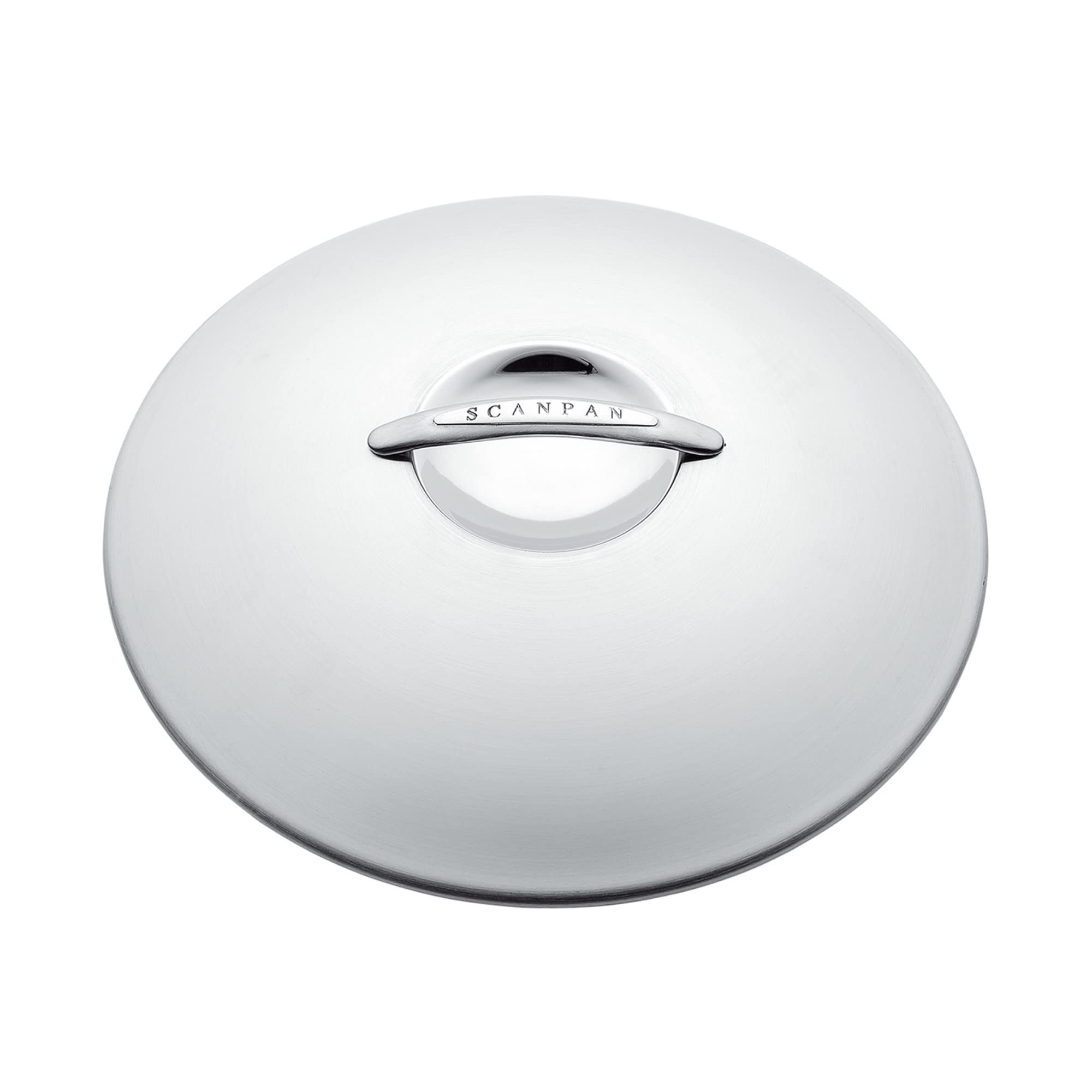 SCANPAN Professional 9.5-Inch Stainless Steel Lid - Universal Fit for Pans with Same Diameter - Dishwasher & Oven Safe - Perfect for Cooking, Baking & Food Storage
