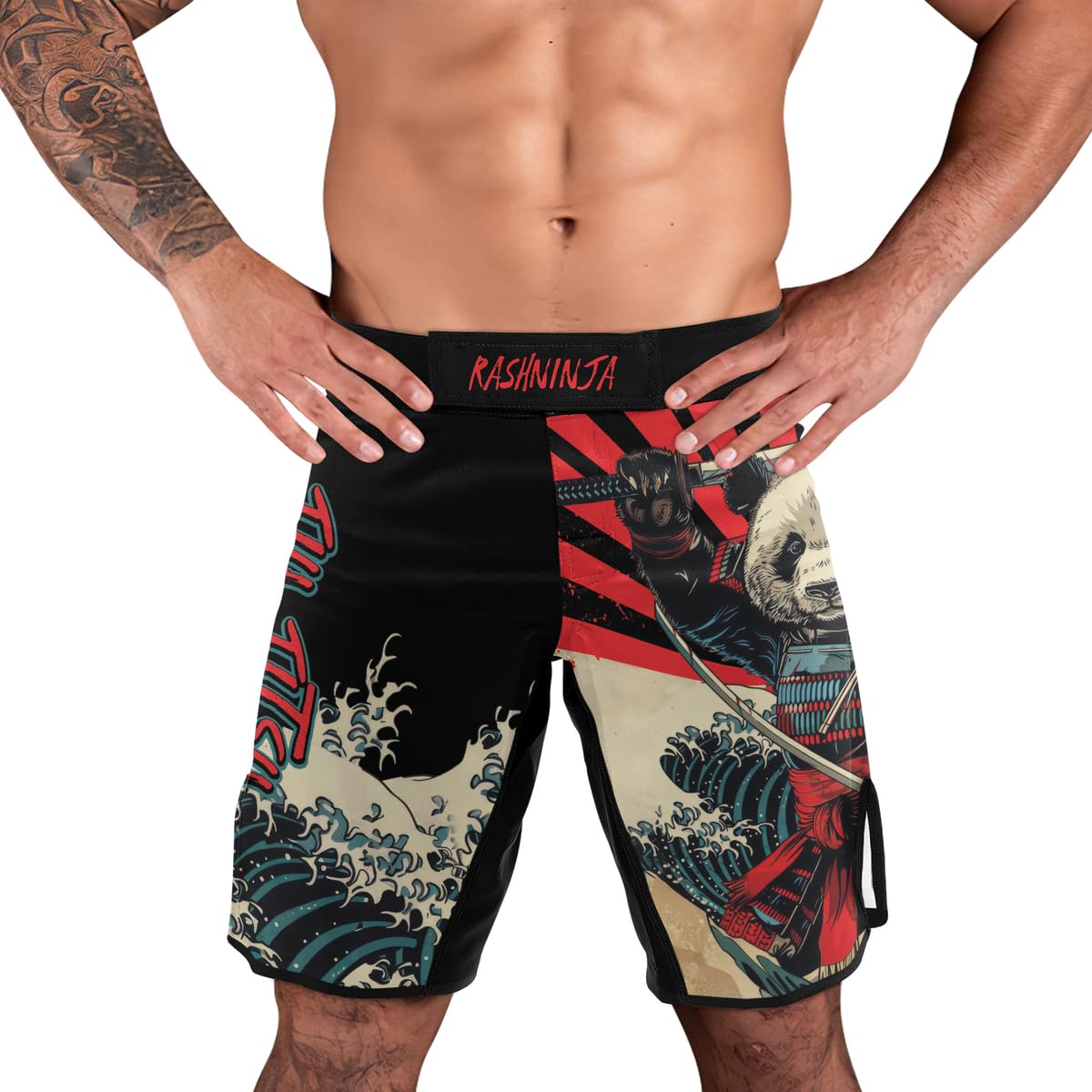 Men's MMA Fight Shorts - BJJ Boxing Wrestling Jiu Jitsu Grappling Shorts for Combat Training & Competition | Perfect for MMA, Brazilian Jiu-Jitsu, Muay Thai & Martial Arts Practice