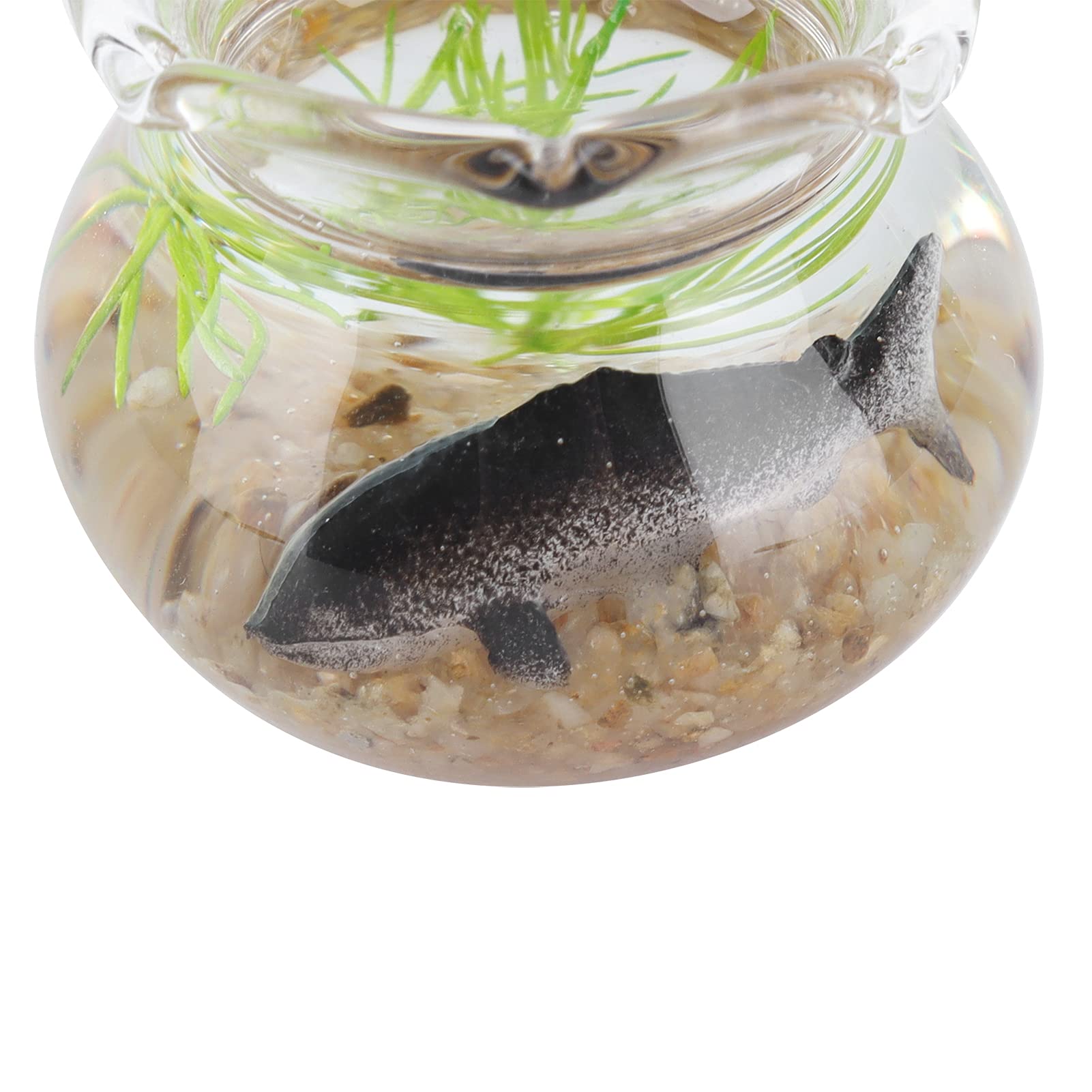 Tnfeeon 1:12 Scale Miniature Fish Bowl - Clear Glass Dollhouse Accessory for Realistic & Minimalist Decor | Perfect for Dollhouse Displays, Fairy Gardens & Miniature Scenes