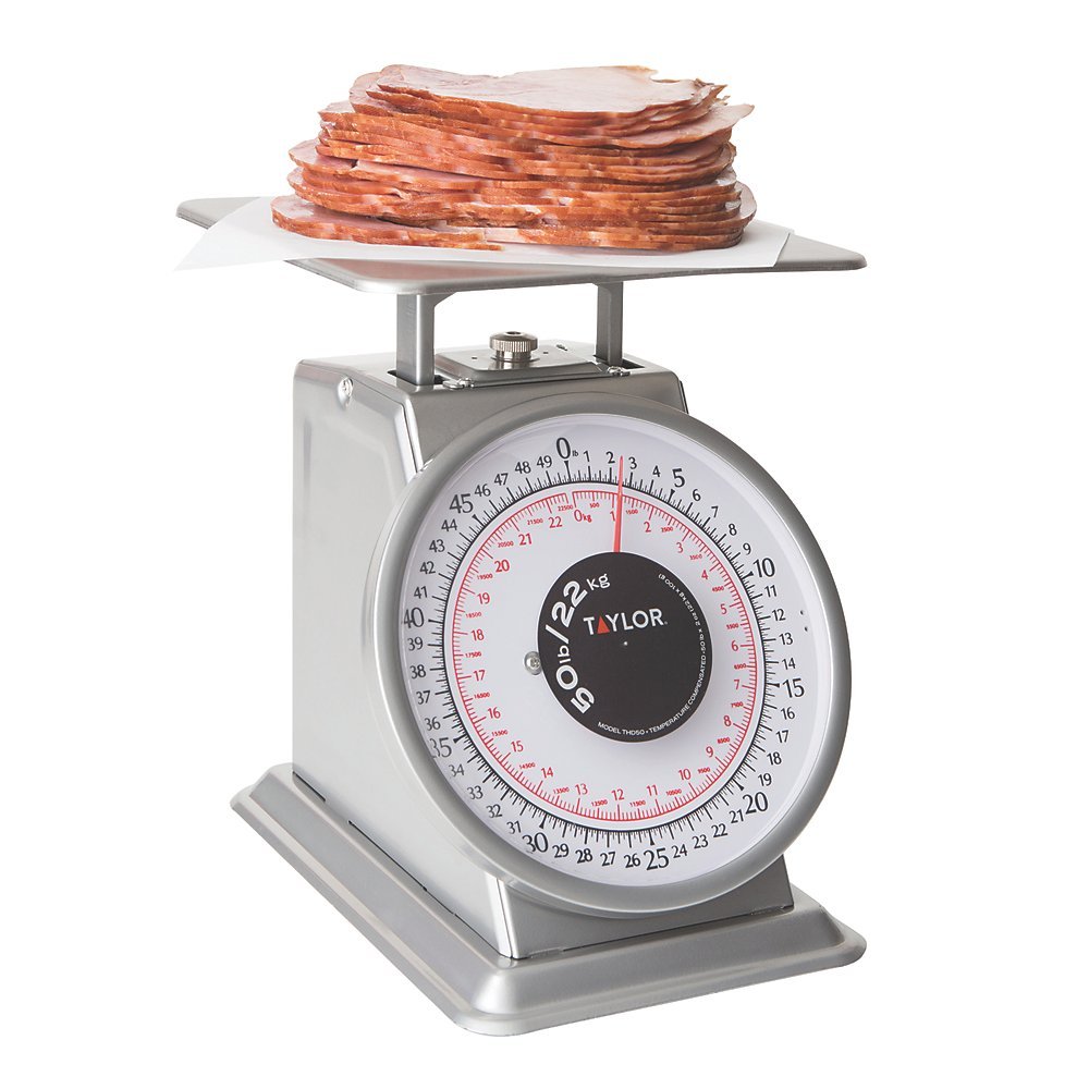 Heavy Duty Mechanical Scale with Stainless Steel Platform - Commercial & Industrial Use for Warehouses, Shipping, and Logistics