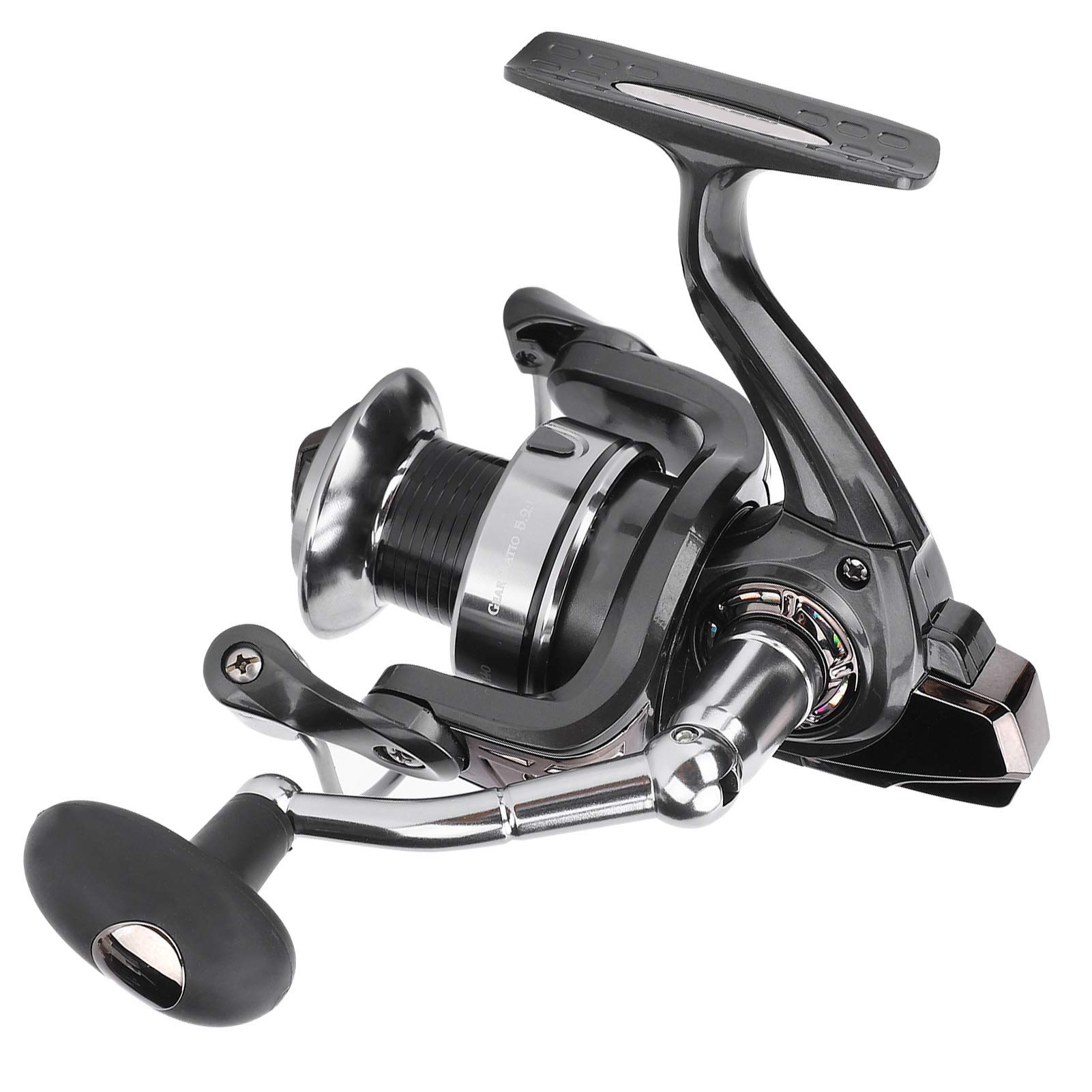 Shanrya High-Speed Fishing Reel - Left/Right Hand Retrieve Spinning Reel for Lake & Saltwater Fishing | Durable Outdoor Fishing Gear for Freshwater & Ocean Angling | Perfect for Bass, Trout & Saltwater Game Fish