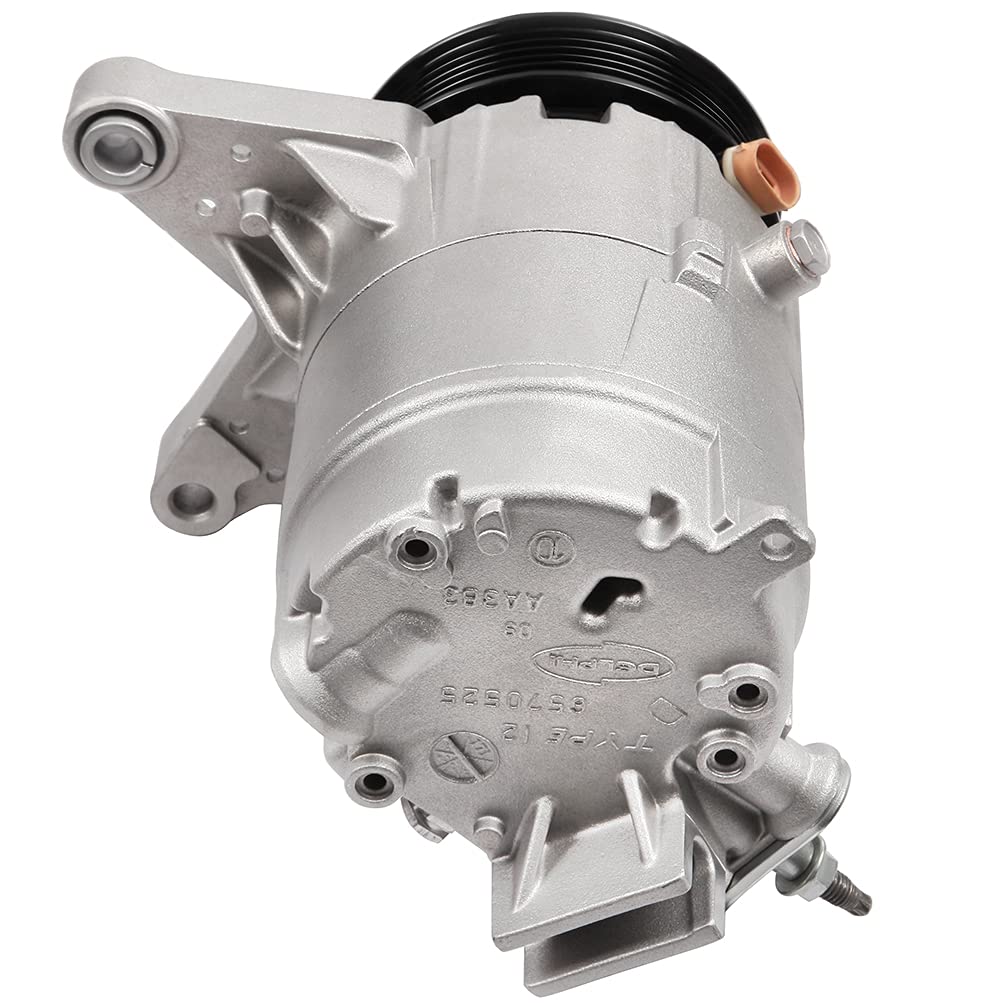 ECCPP AC Compressor Replacement for 2006-2011 Chevrolet Impala Malibu Monte Carlo & Pontiac G6 3.9L - High Performance Air Conditioning Compressor Pump for Smooth Cooling in Summer Driving