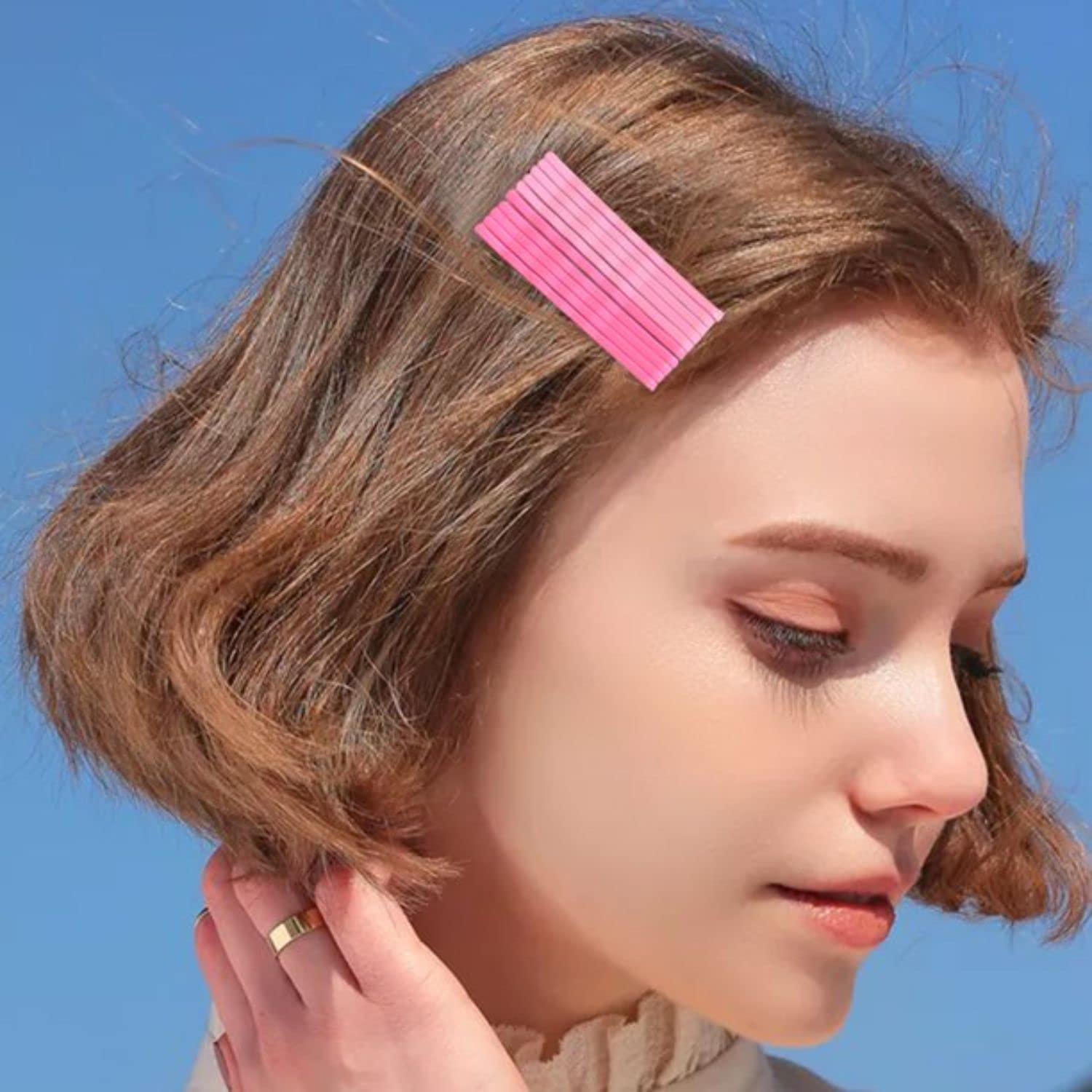 BELICIA 50 Pcs Bobby Pins - Strong Metal Hair Clips for Women, Hair Barrettes for Fine & Thick Hair - Perfect for Updos, Braids, Bun Hairstyles & Everyday Use