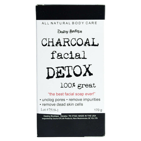 Best Charcoal Facial Detox Soap for Acne & Blackheads - Deep Cleansing & Purifying - Natural Skincare for Oily & Sensitive Skin - Perfect for Daily Face Wash & Detox Routine