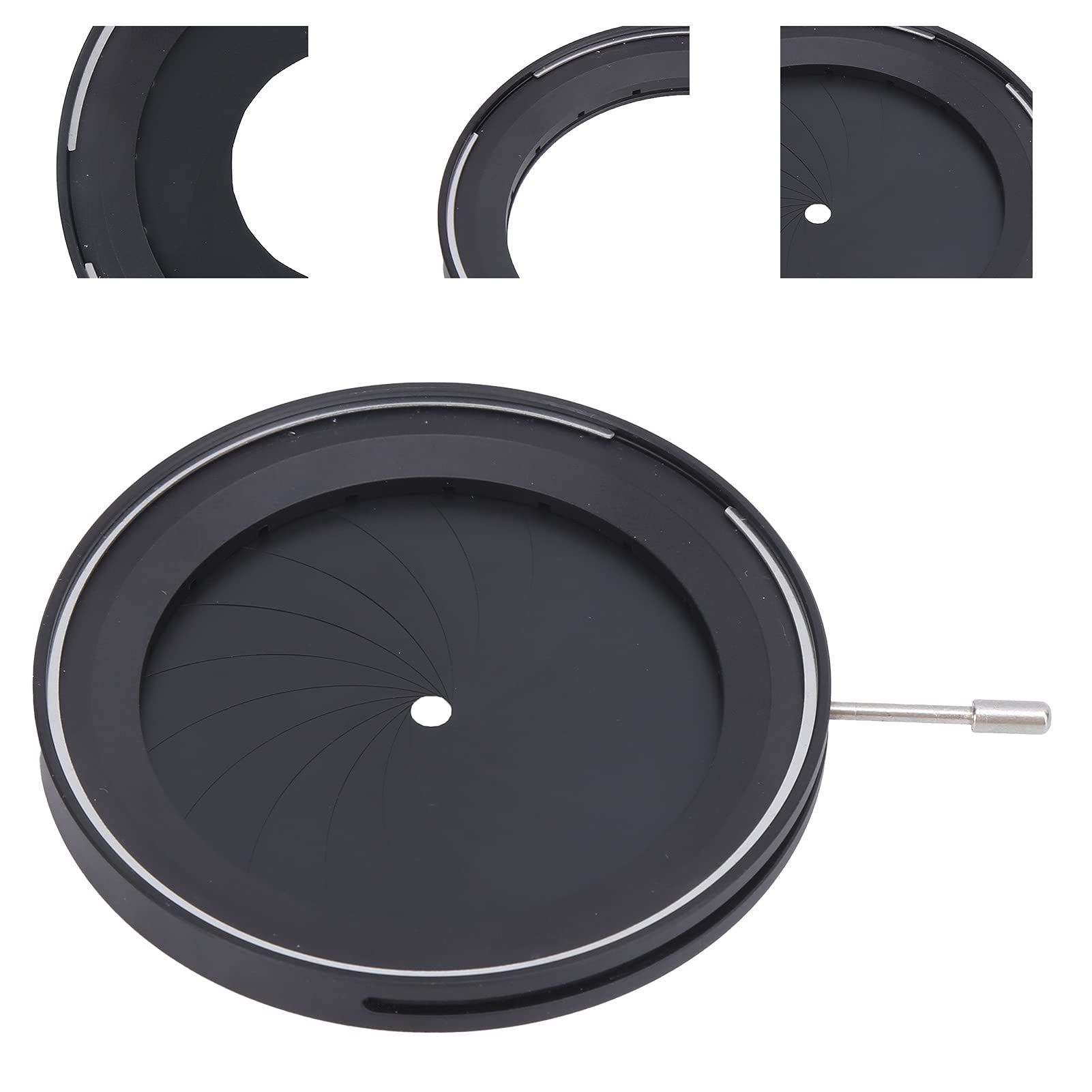 4-60mm Microscope Iris Diaphragm Adapter - Precision Lens Diaphragm for Microscopes & Cameras | Optical Instrument Accessory for Lab & Photography Use