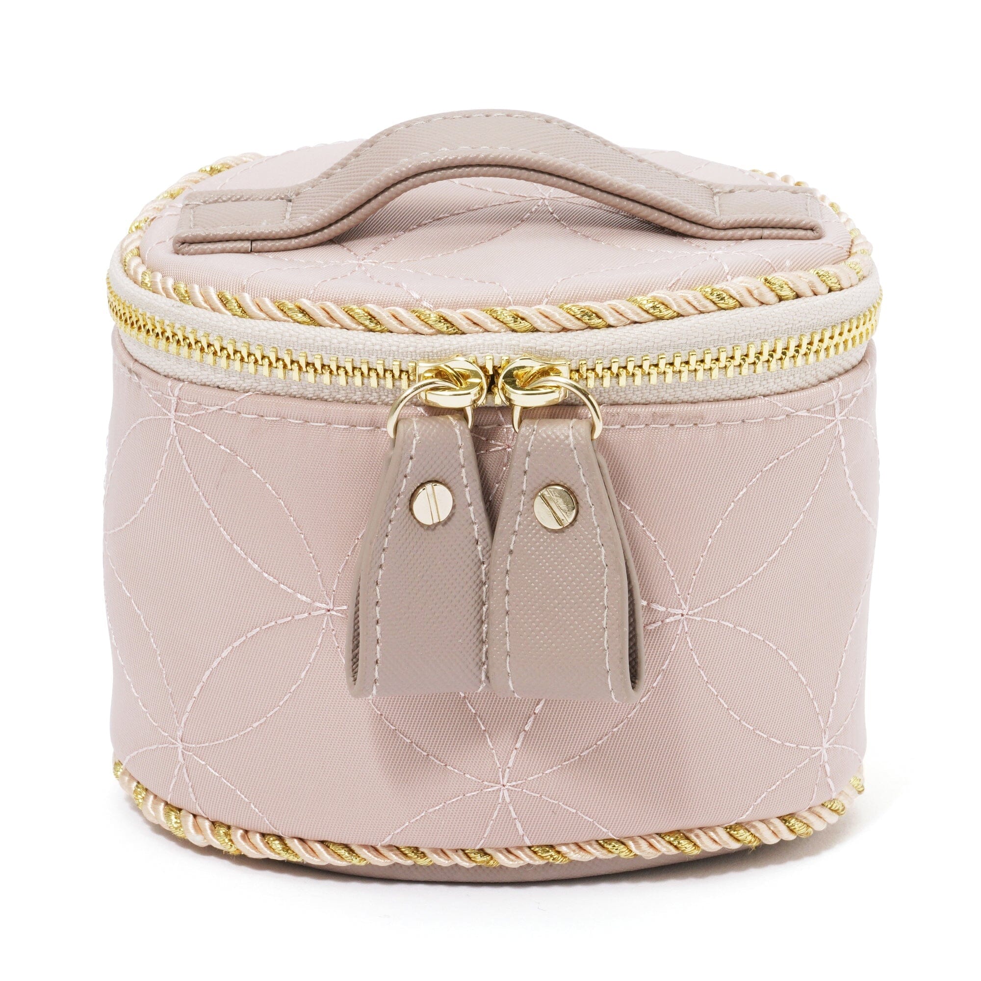 Bell Vanity Pouch Mini Grey - Small Cosmetic Bag for Makeup & Travel Essentials | Perfect for Women's Toiletries, Jewelry & Daily Organizer (Grey)