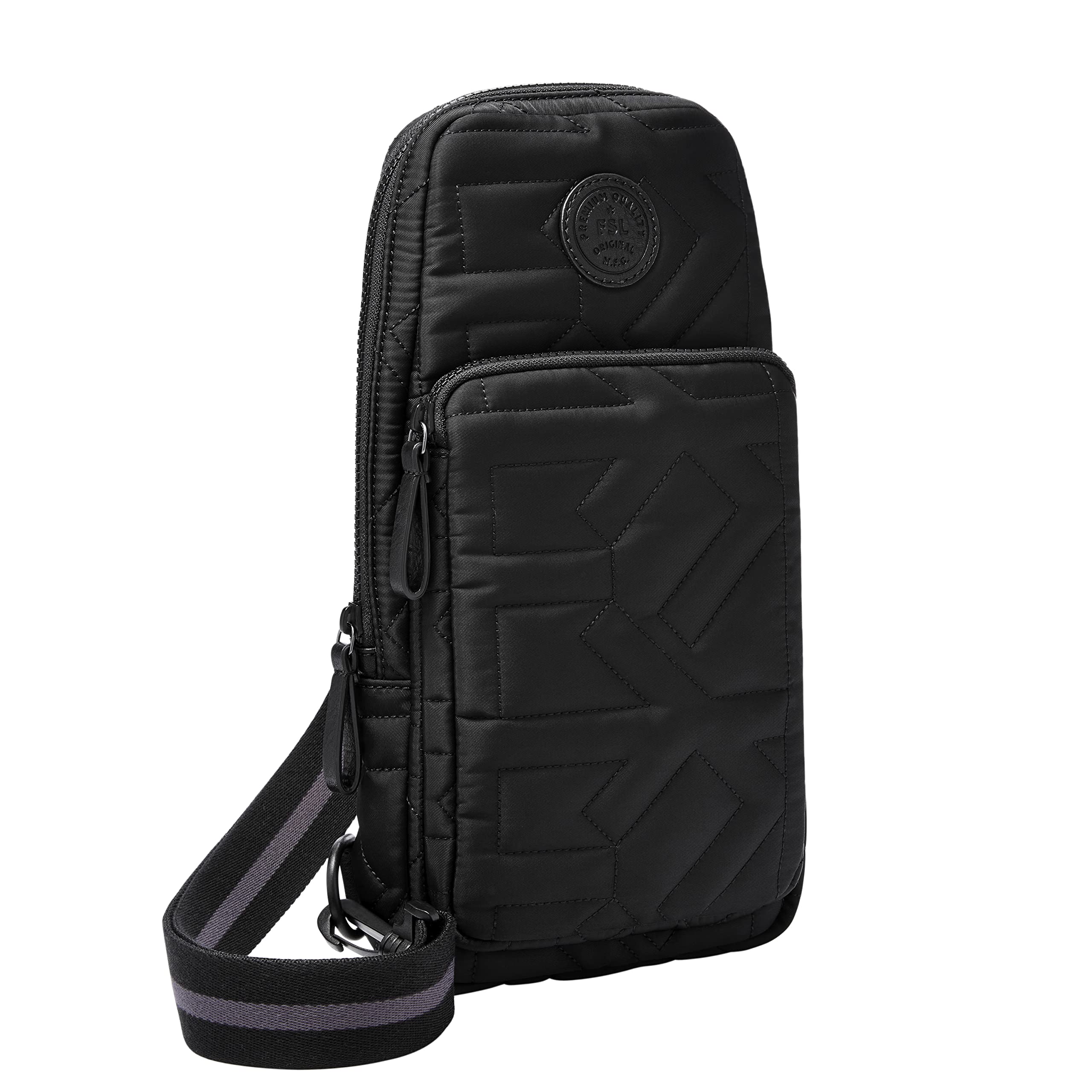 Fossil Men's Messenger Bag - Genuine Leather & Fabric Options - Stylish Work & Travel Laptop Bag for Business Professionals & College Students