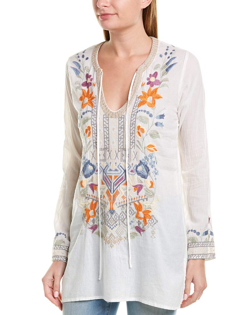 Johnny Was Women's Boho Floral Print Blouse - Stylish & Comfortable Top for Casual Wear, Work & Date Nights