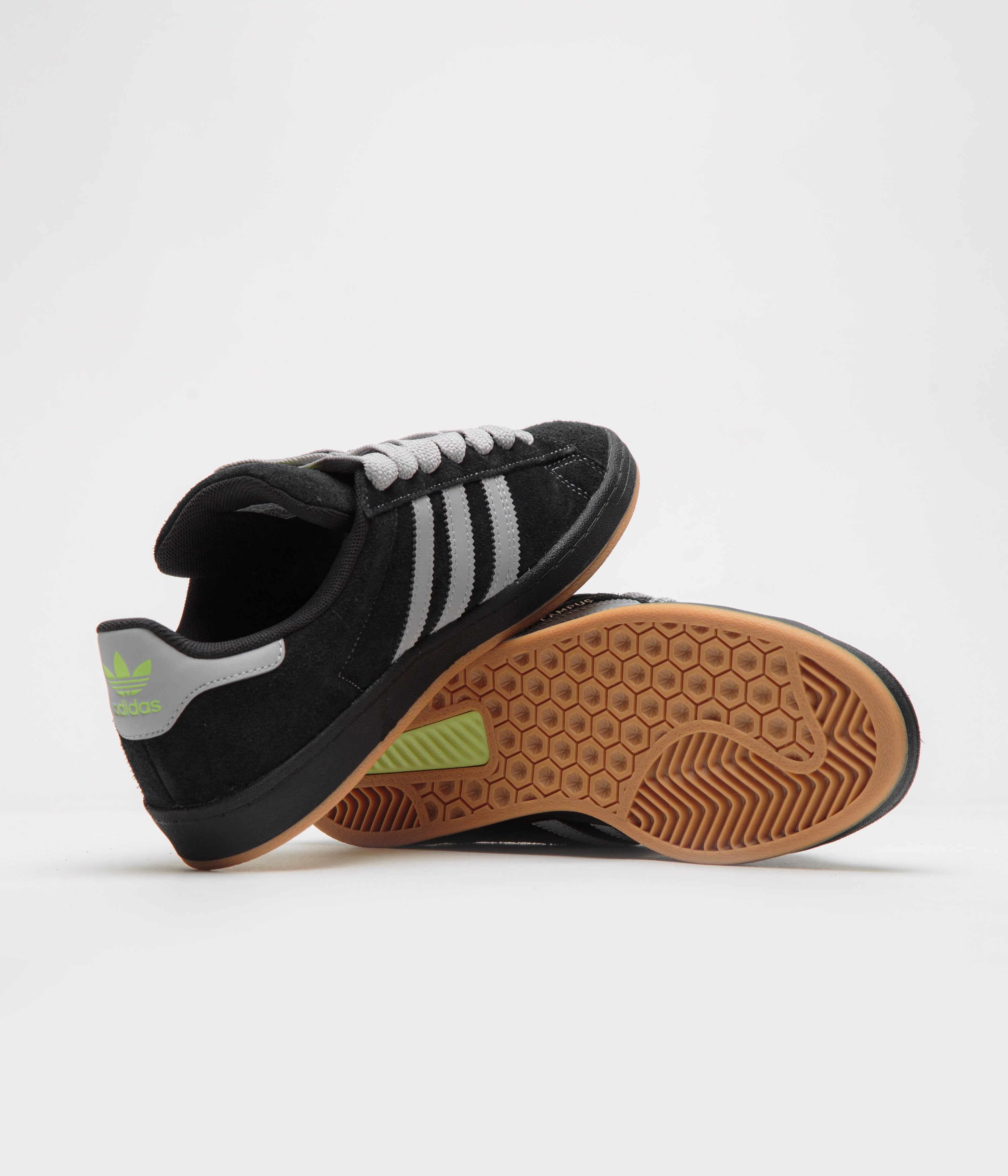 Adidas Campus Sneakers - Core Black / Grey Two / Gold Metallic - Men's Casual Shoes for Everyday Wear & Street Style Fashion