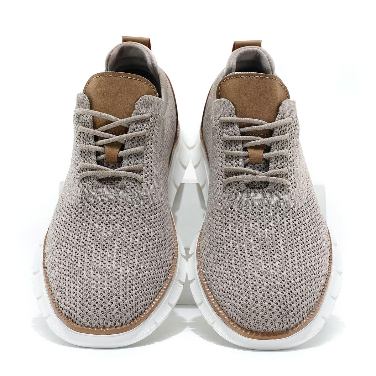Men's Lightweight Oxford Lace-Up Dress Shoes - Comfortable Casual Walking Shoes & Fashion Sneakers for Office, Travel, and Everyday Wear