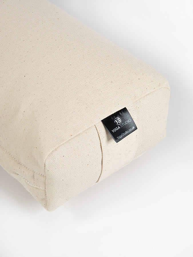 Premium Yoga Bolster Cushion for Meditation & Pranayama - Supportive Recron Fiber Pillow for Yoga Studio, Home Practice & Relaxation - Ideal for Restorative Yoga, Prenatal Exercises & Stress Relief