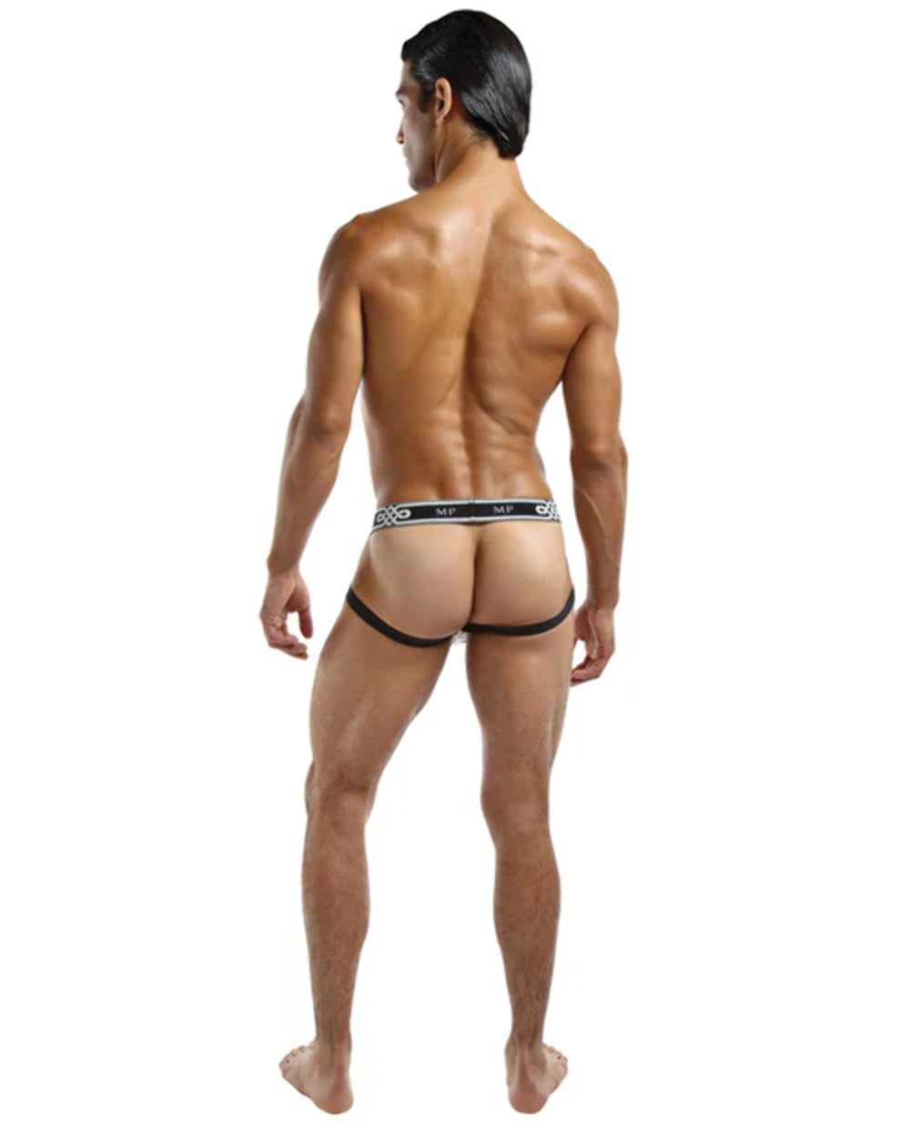Men's Breathable Mesh Jockstrap with Heart Design - Comfortable Support for Sports, Gym & Active Lifestyle