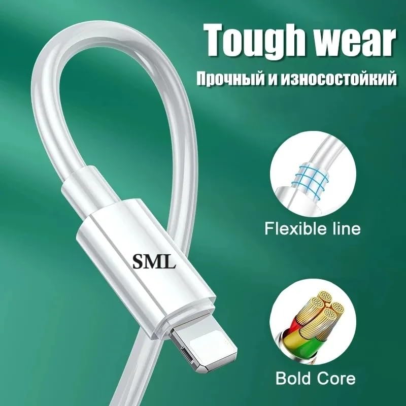 Premium 1M USB C to Lightning Cable - Fast Charging & Power Delivery for iPhone 14/13/12/11/X/8 & iPad - Durable Charger Cord for Home, Office & Travel
