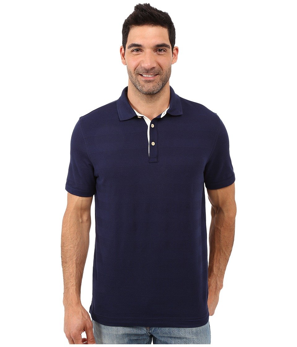 Nautica Men's Classic Fit Waffle Jersey Polo Shirt - Breathable Cotton, Casual & Business Wear, Perfect for Office, Golf & Outdoor Activities