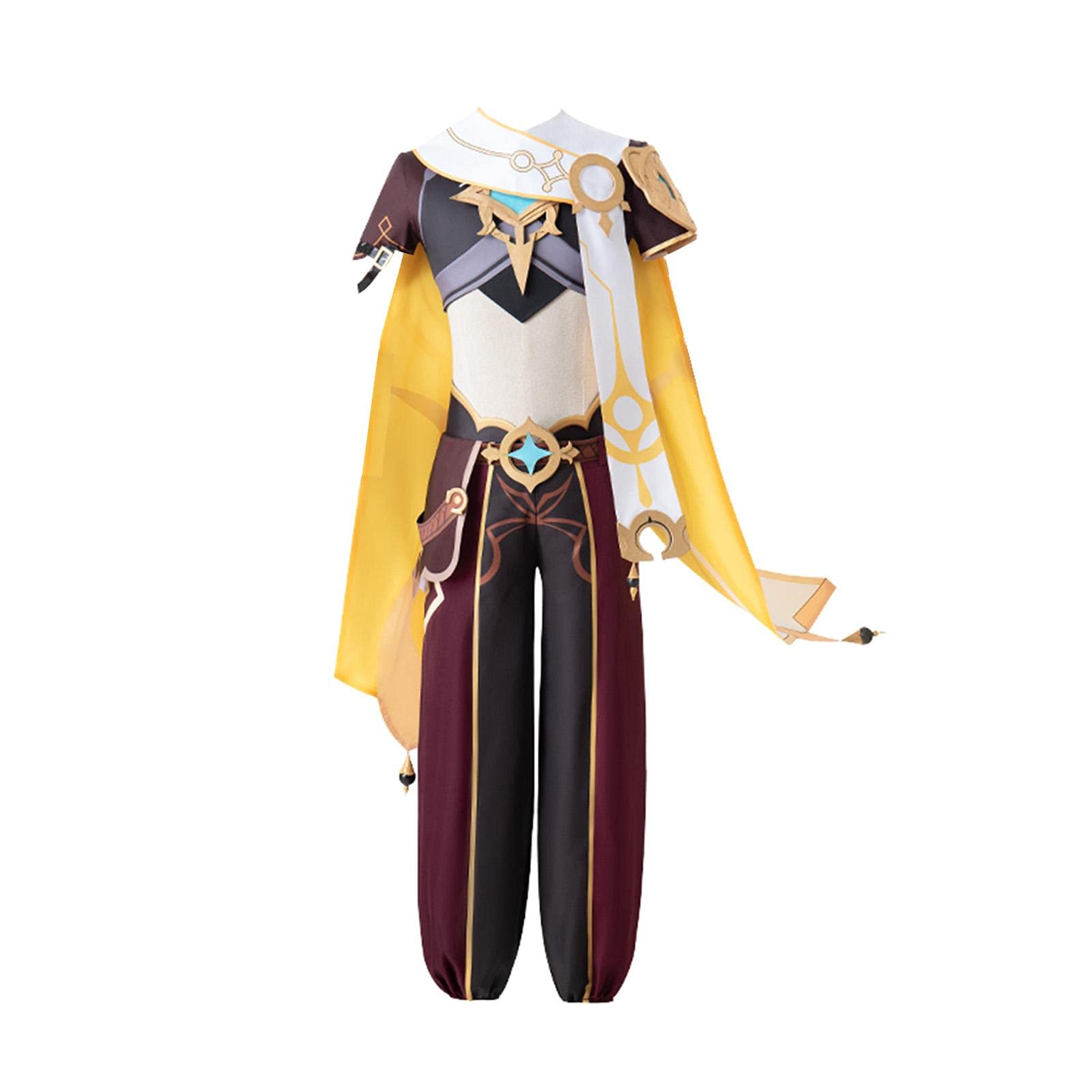 Genshin Impact Aether Cosplay Costume - Anime Game Character Outfit for Halloween, Christmas Party & Cosplay Events | Perfect for Conventions, Roleplay & Themed Gatherings