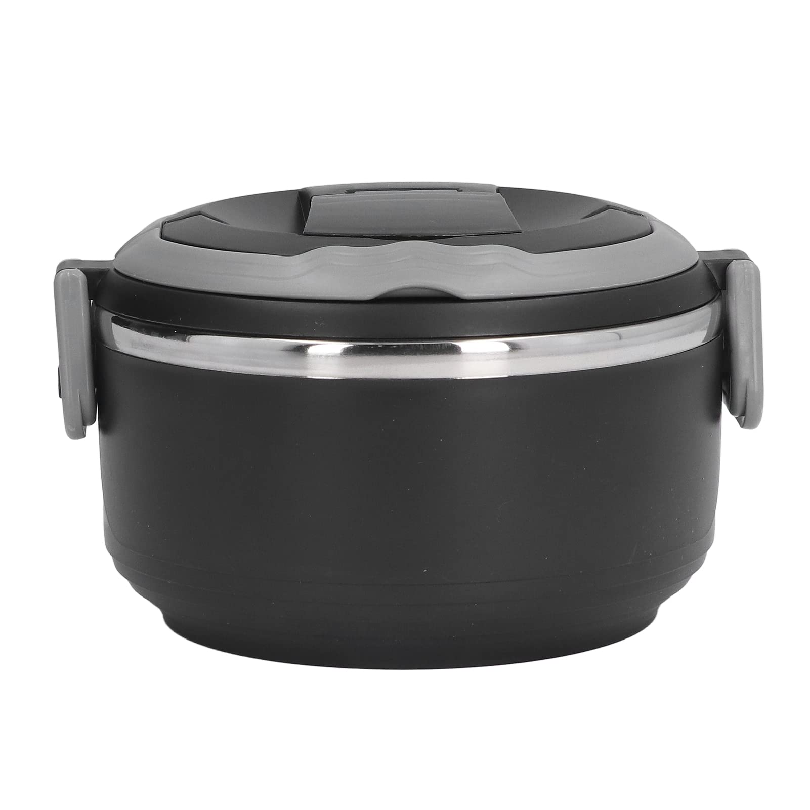 Premium Japanese Style Bento Box - Stainless Steel Insulated Lunch Container for Adults & Kids - Leakproof Food Storage for School, Office, Picnic & Travel (Black with 304 Stainless Steel Liner) - Perfect for Meal Prep, Healthy Eating & On-the-Go Lifestyles