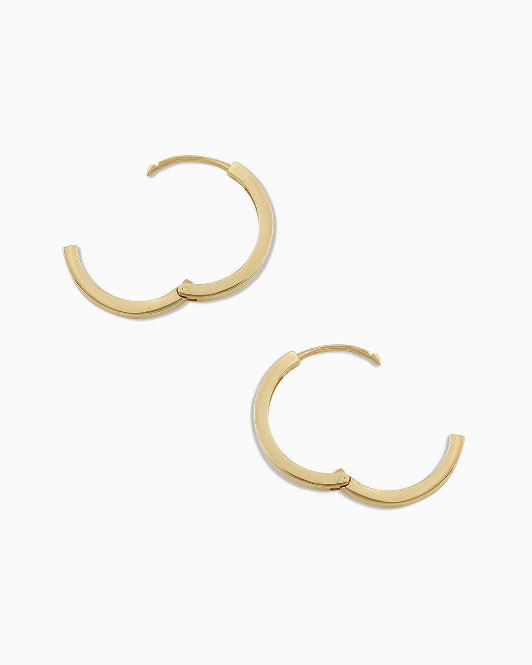 14K Gold Rose Hoop Earrings for Women - Elegant Rose Gold Hoops for Everyday Wear & Special Occasions