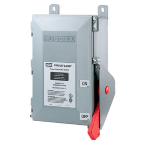 Circuit Lock Fused Disconnect Switches - Heavy Duty Safety Switch for Electrical Panels | Ideal for Industrial, Commercial & Home Use