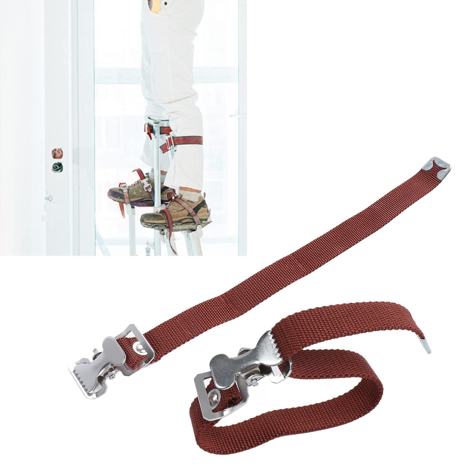 2Pcs Drywall Stilts Leg Straps - Replacement Parts for Home Improvement & Wall Painting