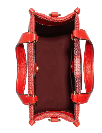 Coach Dempsey Tote 22 Crossbody Bag with Signature Patch - Stylish Leather Handbag for Women, Perfect for Work, Travel & Everyday Use