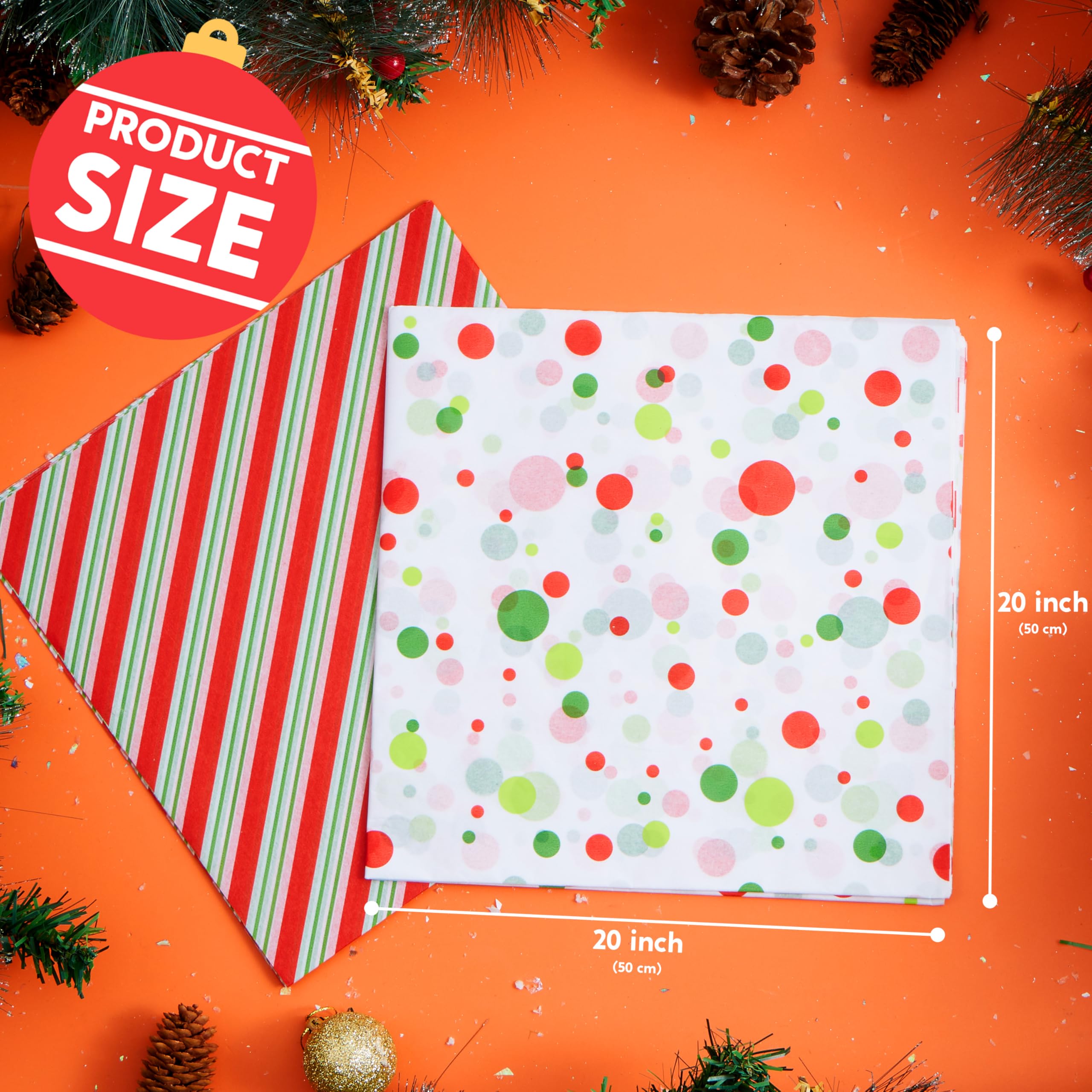 Joyin 120-Sheet Christmas Wrapping Paper Set - 20