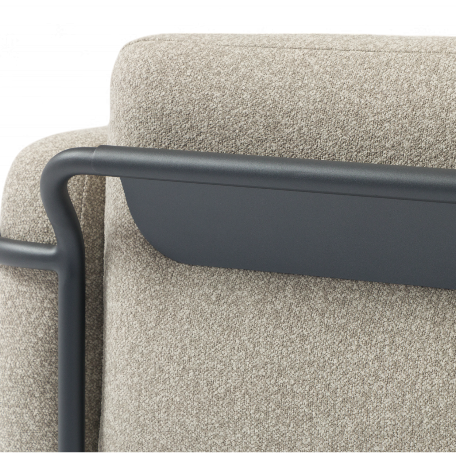 Luxury Laval Sand Stone Sofa - Modern Comfortable 3-Seater Couch for Living Room, Lounge & Office - Durable Fabric Upholstery with Sturdy Wooden Frame