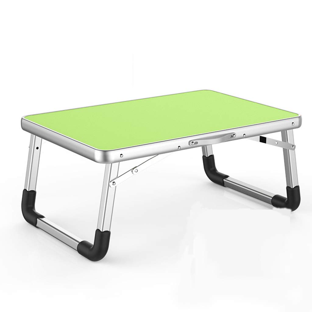 Portable Laptop Desk for Bed & Sofa - Adjustable Folding Lap Desk with Breakfast Tray, Notebook Stand & Coffee Holder - Perfect for Home Office, Reading, Kids Study & Floor Use (Green, 70x50cm) - Ideal for Remote Work, Bedroom, Living Room & Dorm Rooms