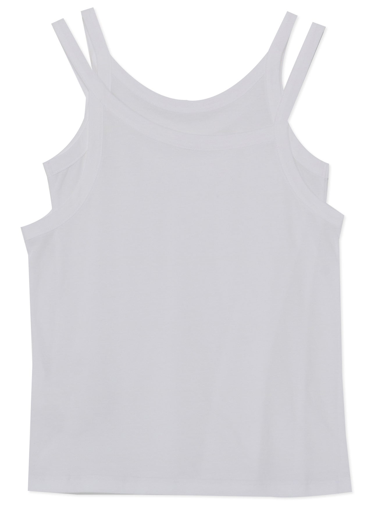 Double Layered Cotton Plain Stitch Camisole - Soft & Breathable Women's Tank Top for Layering, Sleepwear & Casual Outfits