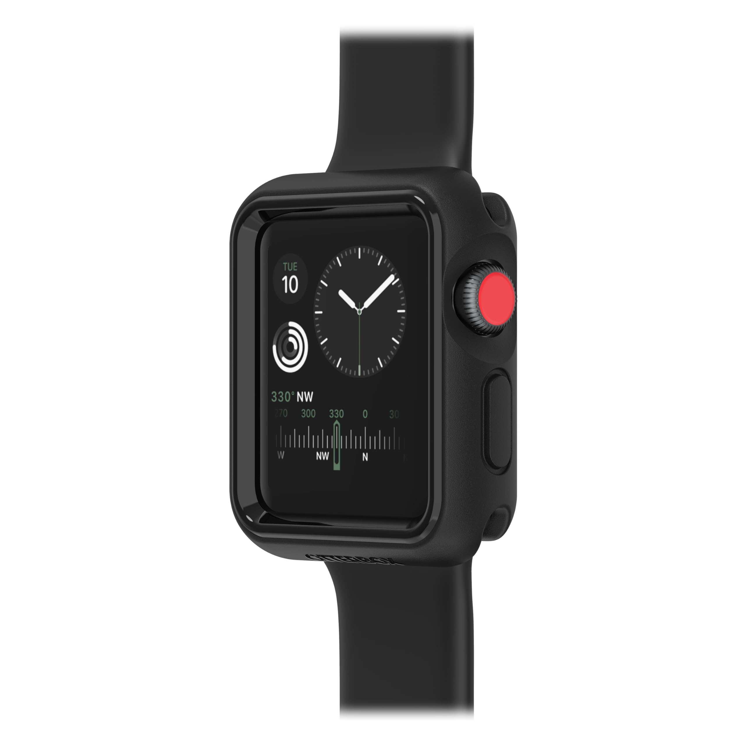 OtterBox Shockproof & Drop-Proof Protective Case for Apple Watch Series 3 (38mm) - Sleek Black Bumper Guards Display & Edges | Perfect for Workouts, Outdoor Activities & Daily Wear