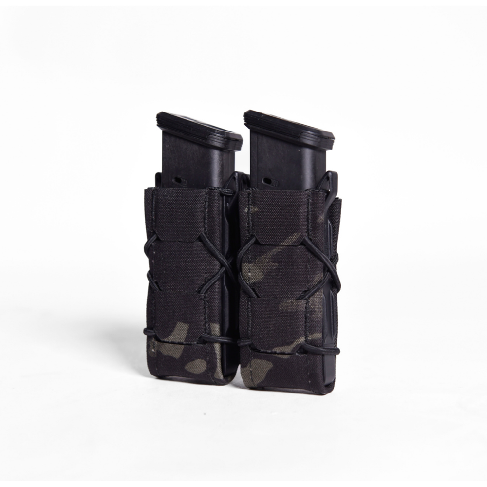 High Speed Gear Gen 2 Double Pistol TACO Pouch - Tactical Magazine Holder for Pistols | Available in Multiple Colors | Perfect for Range Training, Competition Shooting & Military Use