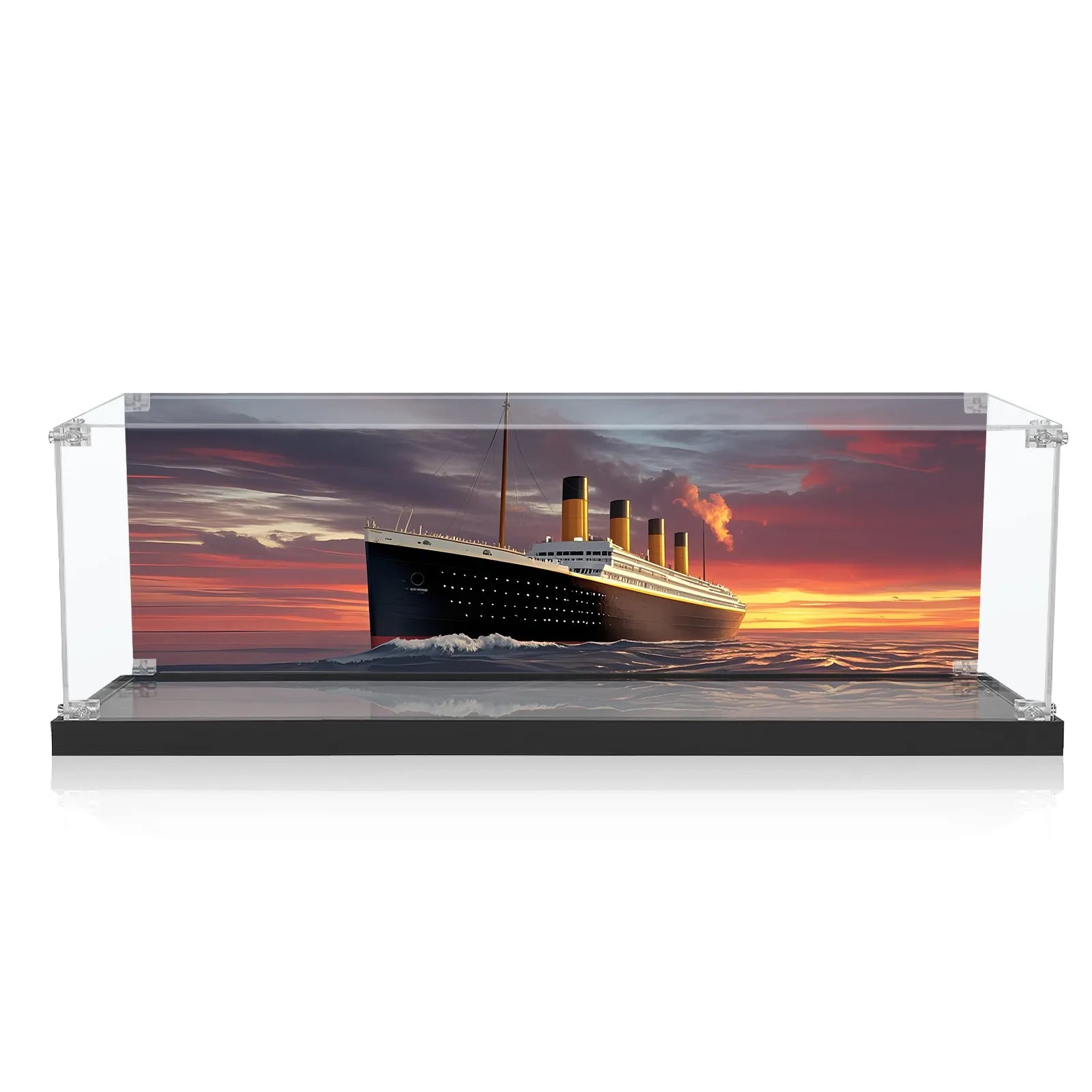 LEGO® Titanic 10294 Display Case - Premium Acrylic Showcase for LEGO Ship Models - Perfect for Home Decoration, Collector's Display & Gift Giving