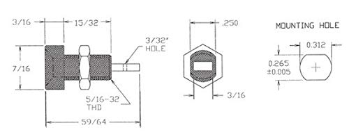 M39024/12-09 Military Spec Connector - Concord Electronics (5-Pack) - Durable Electrical Components for Aerospace, Defense & Industrial Applications