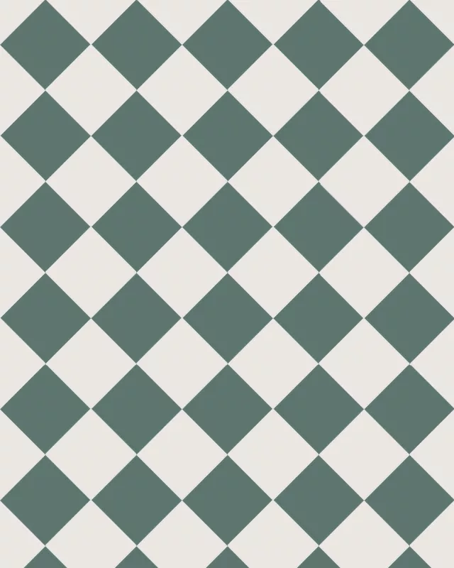 Winckelmans Granitklinker 10x10 cm Dark Green/White Ceramic Tile - Perfect for Kitchen Backsplash, Bathroom Walls & Flooring