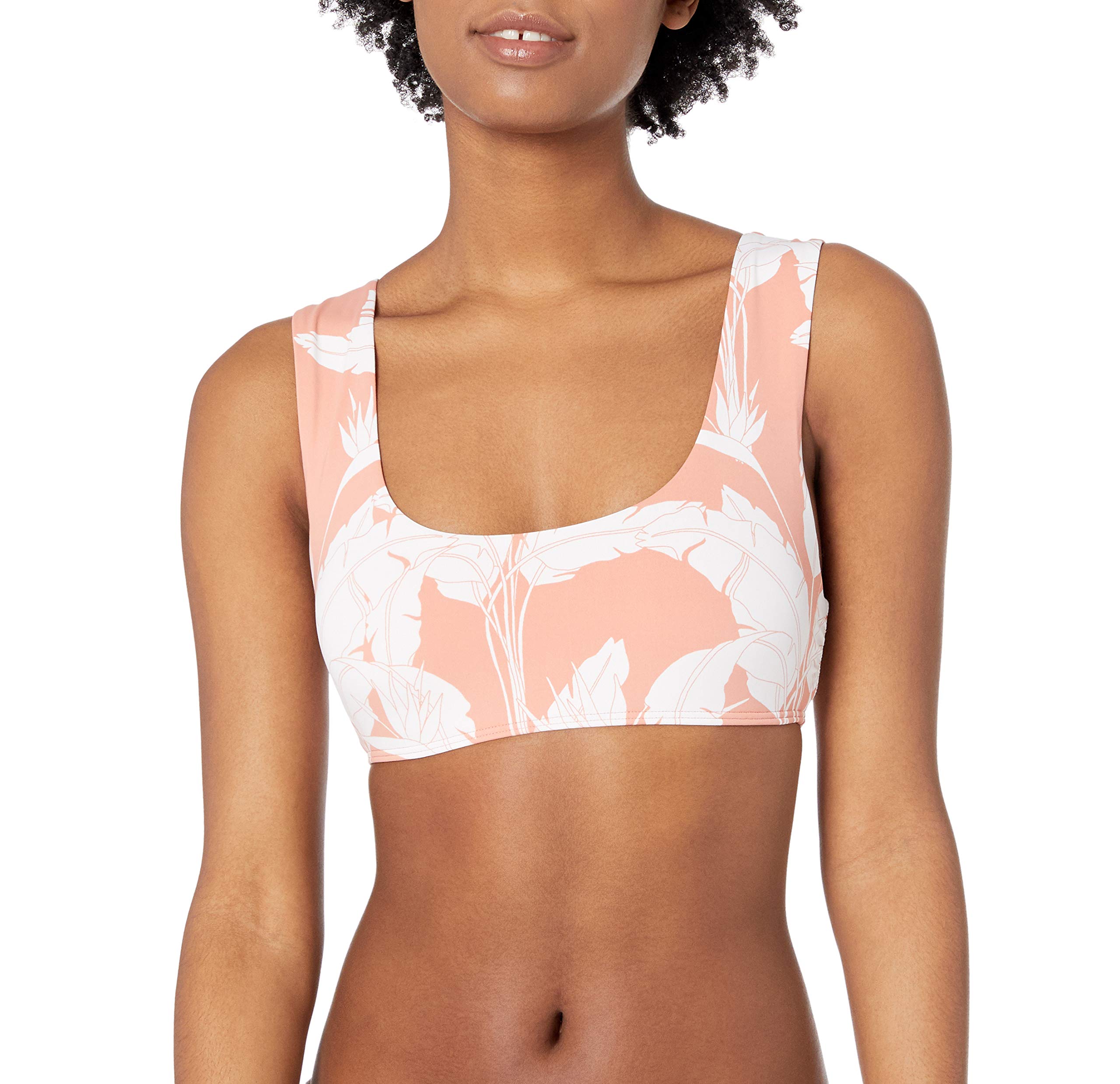 Roxy Women's Printed Bralette Bikini Top - Comfortable Swimwear for Beach, Pool & Summer Vacations