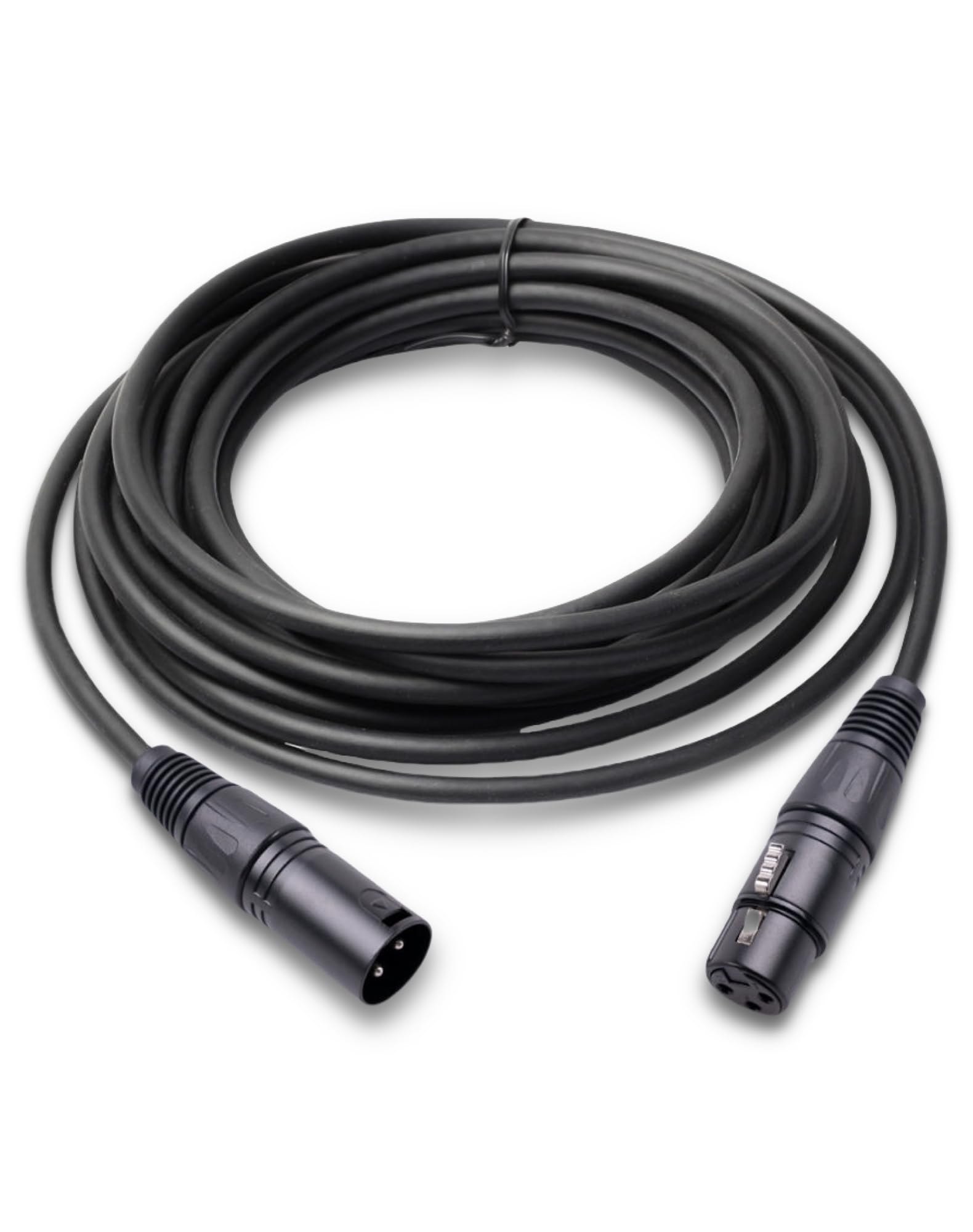 Premium XLR Male to Female Microphone Cable - 6.6ft Professional Audio Cable with 6mm PVC Jacket for Speakers, PA Systems, Studio Recording & Live Performances