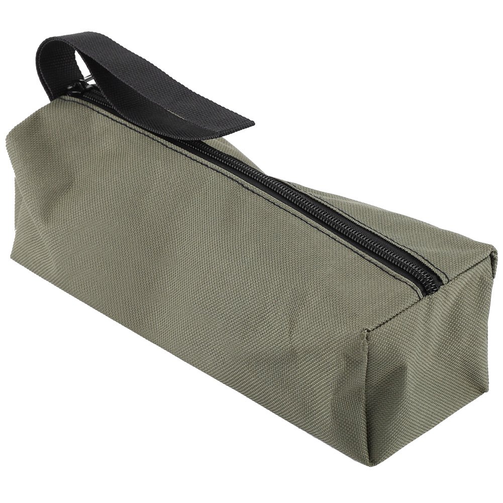Durable Electrician Tool Bag with Zipper - 24 x 8.5 x 7cm Portable Handheld Tool Organizer for Professionals (Green) - Perfect for Electricians, Plumbers & DIY Home Repairs