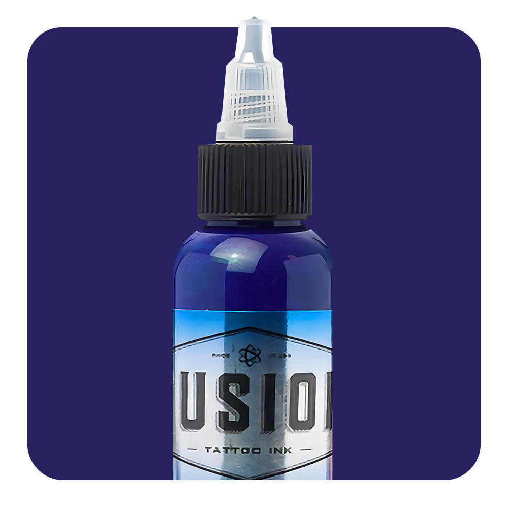 Professional Deep Purple Fusion Tattoo Ink - High Quality Vegan & Sterile Tattoo Supplies (1oz/2oz/4oz) - Perfect for Tattoo Artists & Body Art Professionals