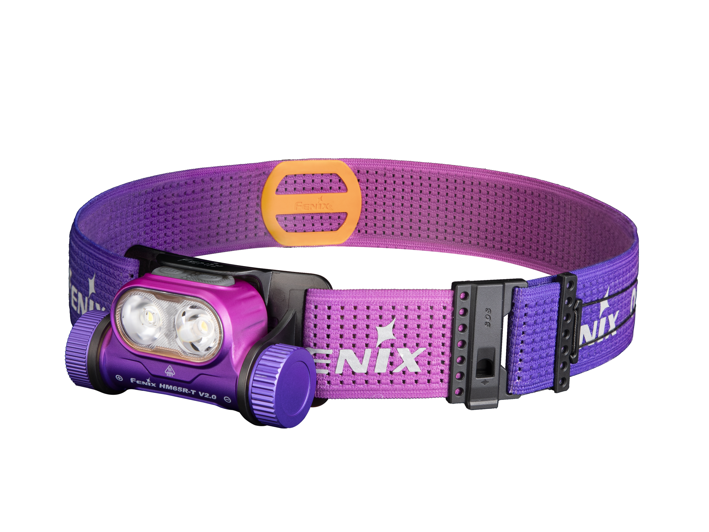 Fenix HM65R T V2 Rechargeable Headlamp - 1500 Lumen Lightweight LED Headlight for Trail Running, Hiking & Camping - Waterproof & Adjustable Head Torch for Outdoor Adventures